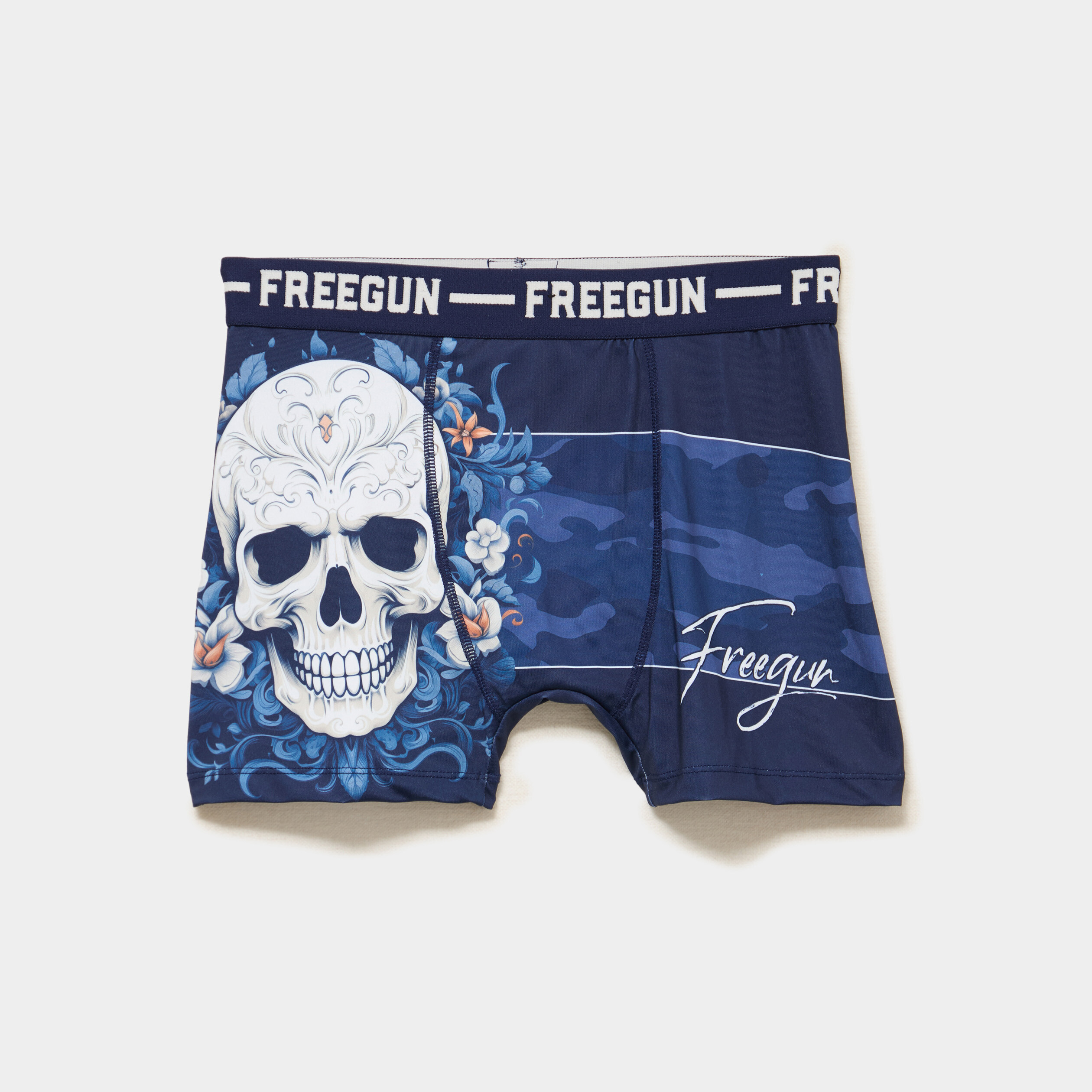 Boxer Freegun blanc homme