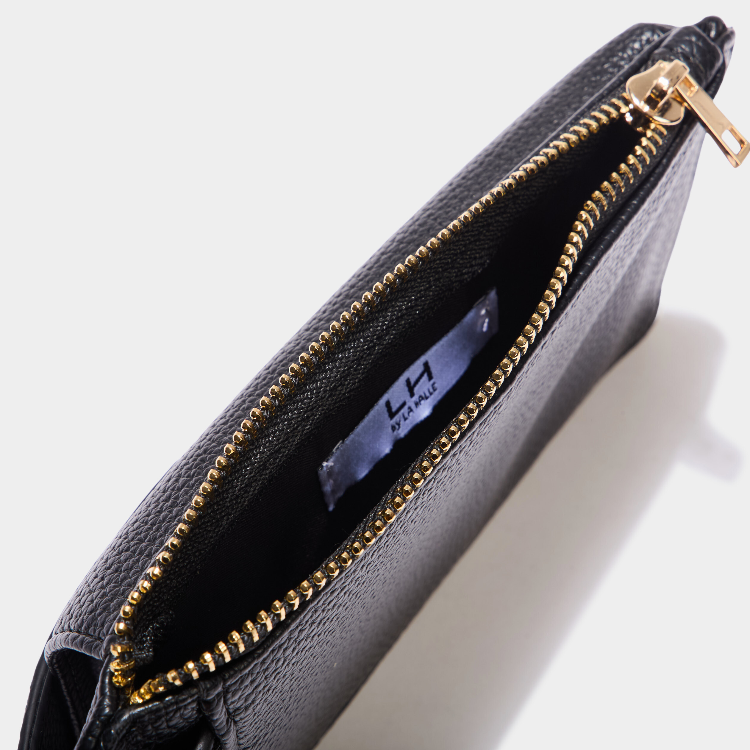 Sac pochette de t&eacute;l&eacute;phone noir femme