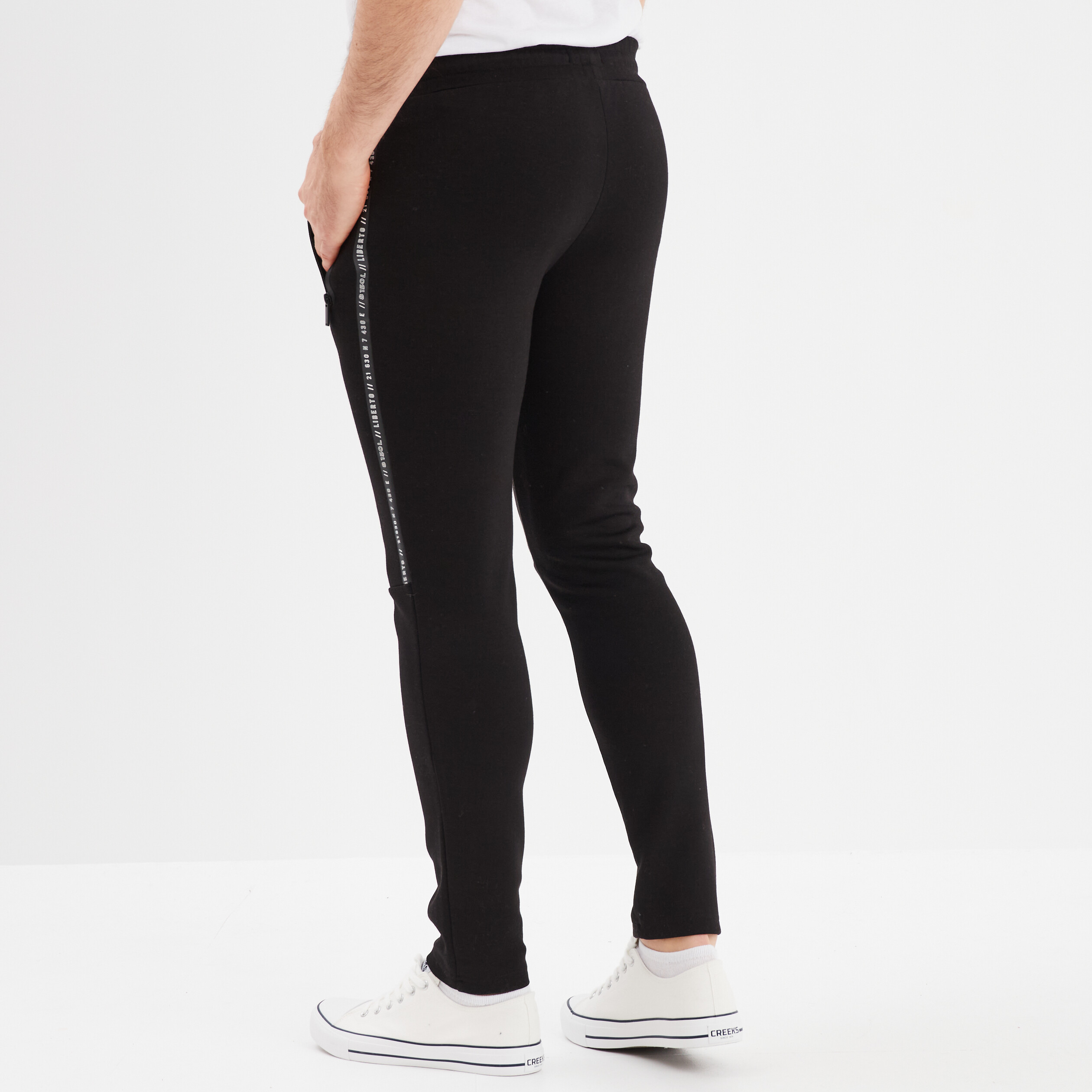 Pantalon de jogging stretch Liberto noir homme