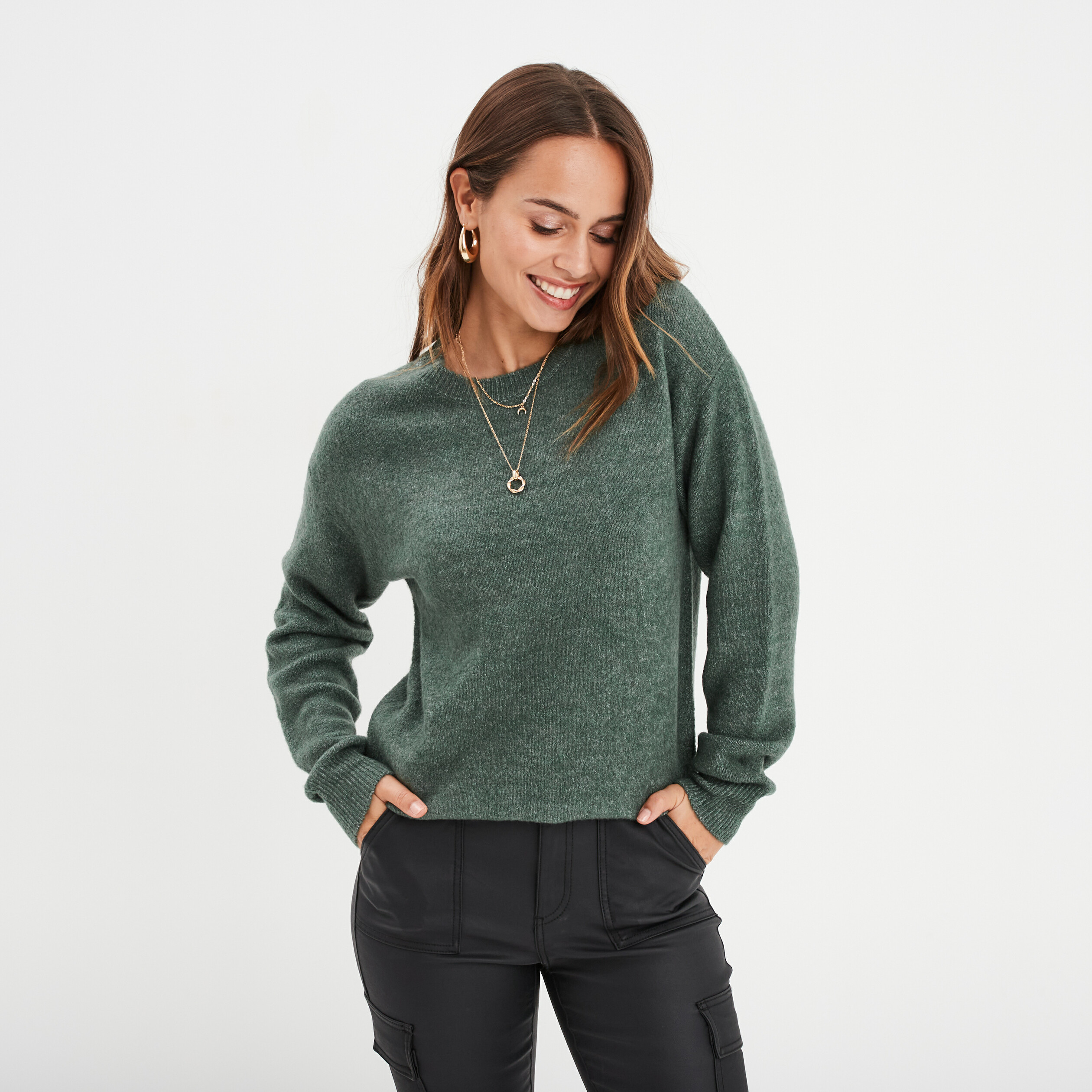 Sweat femme vert best sale