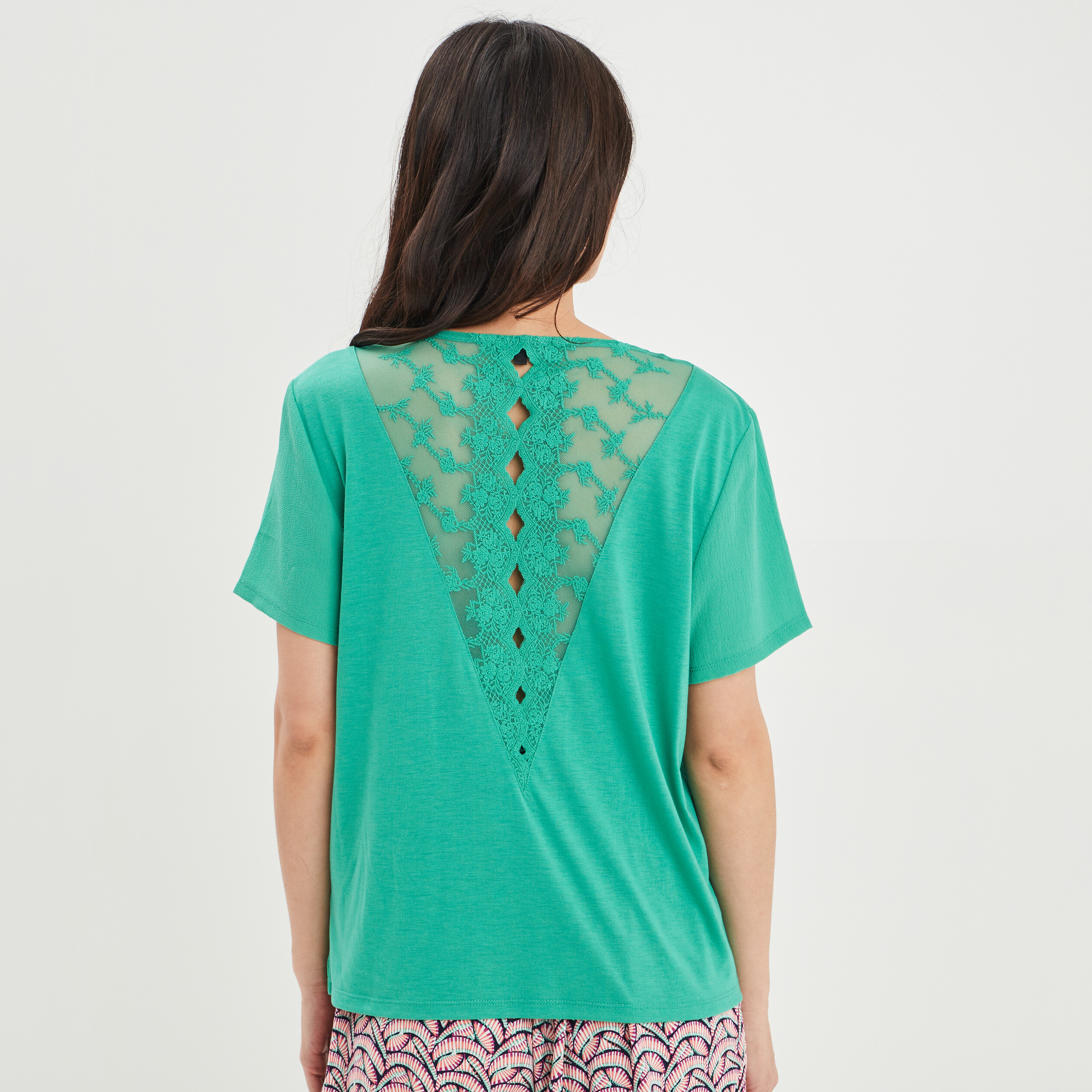 Cecil Sweat-Shirt Manches Courtes Femme – Col Rond, Fentes Latérales, Coton Doux Et Confortable
