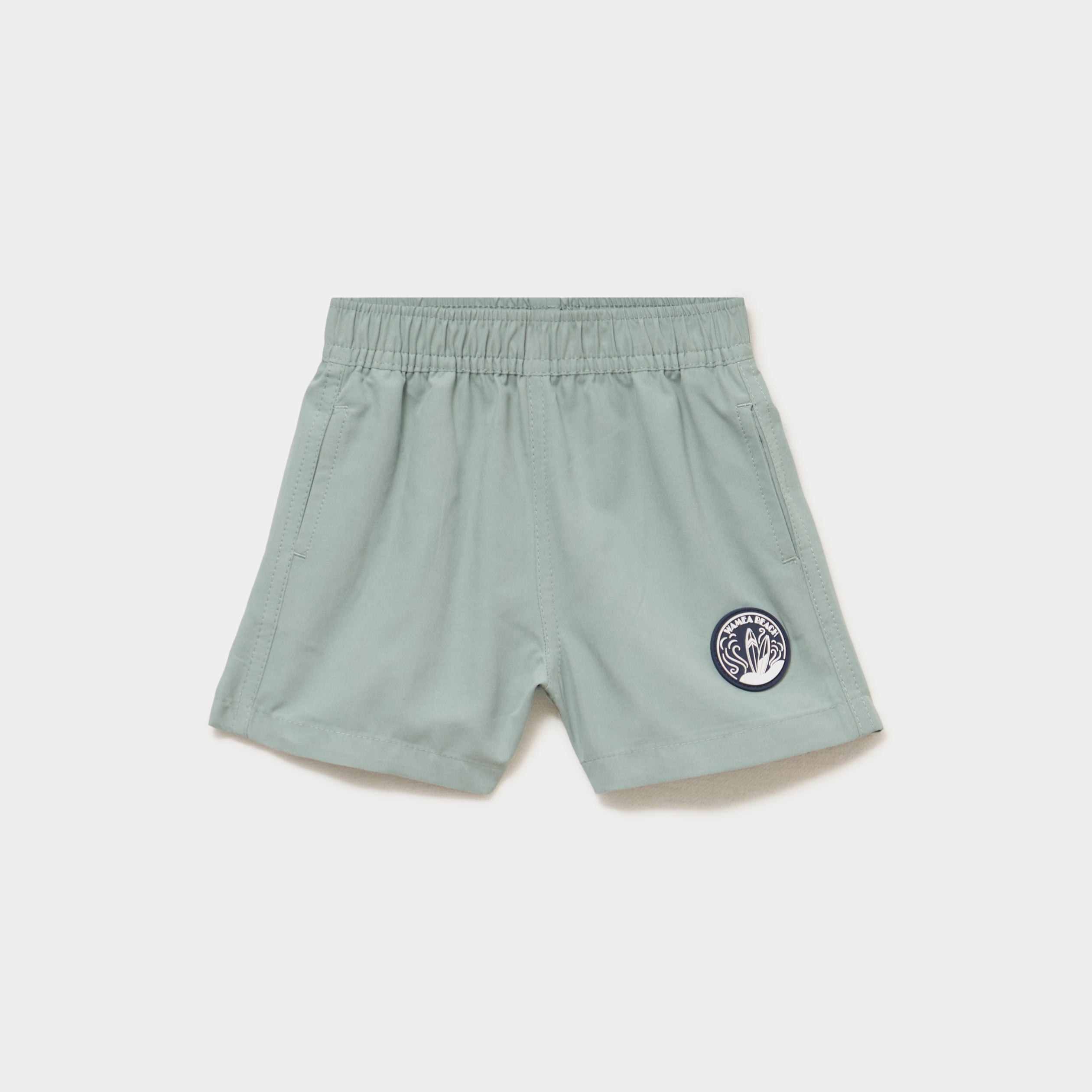 Short de bain vert pastel b&eacute;b&eacute; gar&ccedil;on