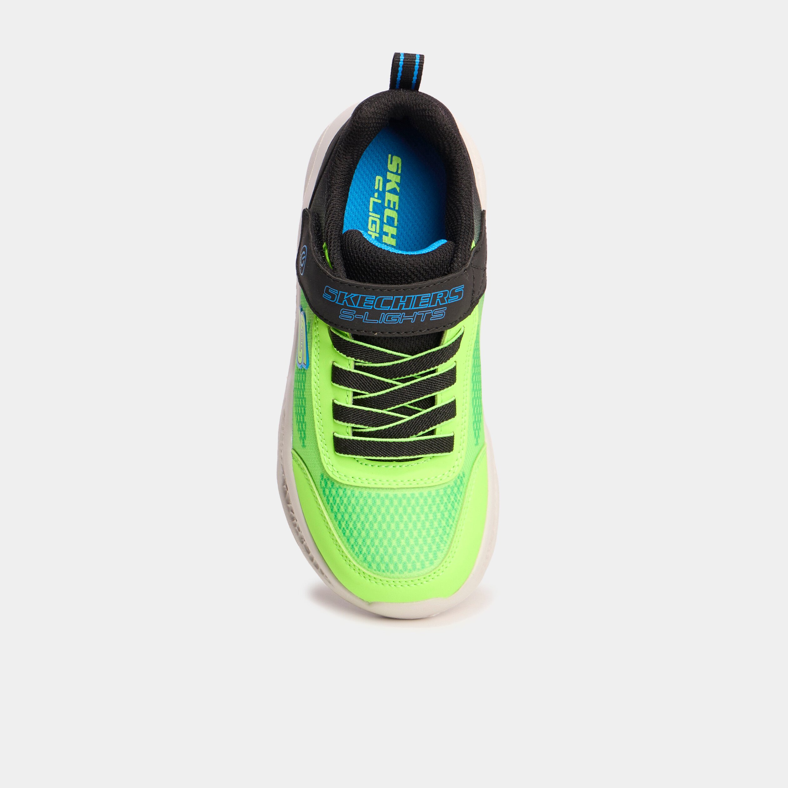 baskets running semelles lumineuses vert fluo garcon Baskets running semelles lumineuses vert fluo garçon