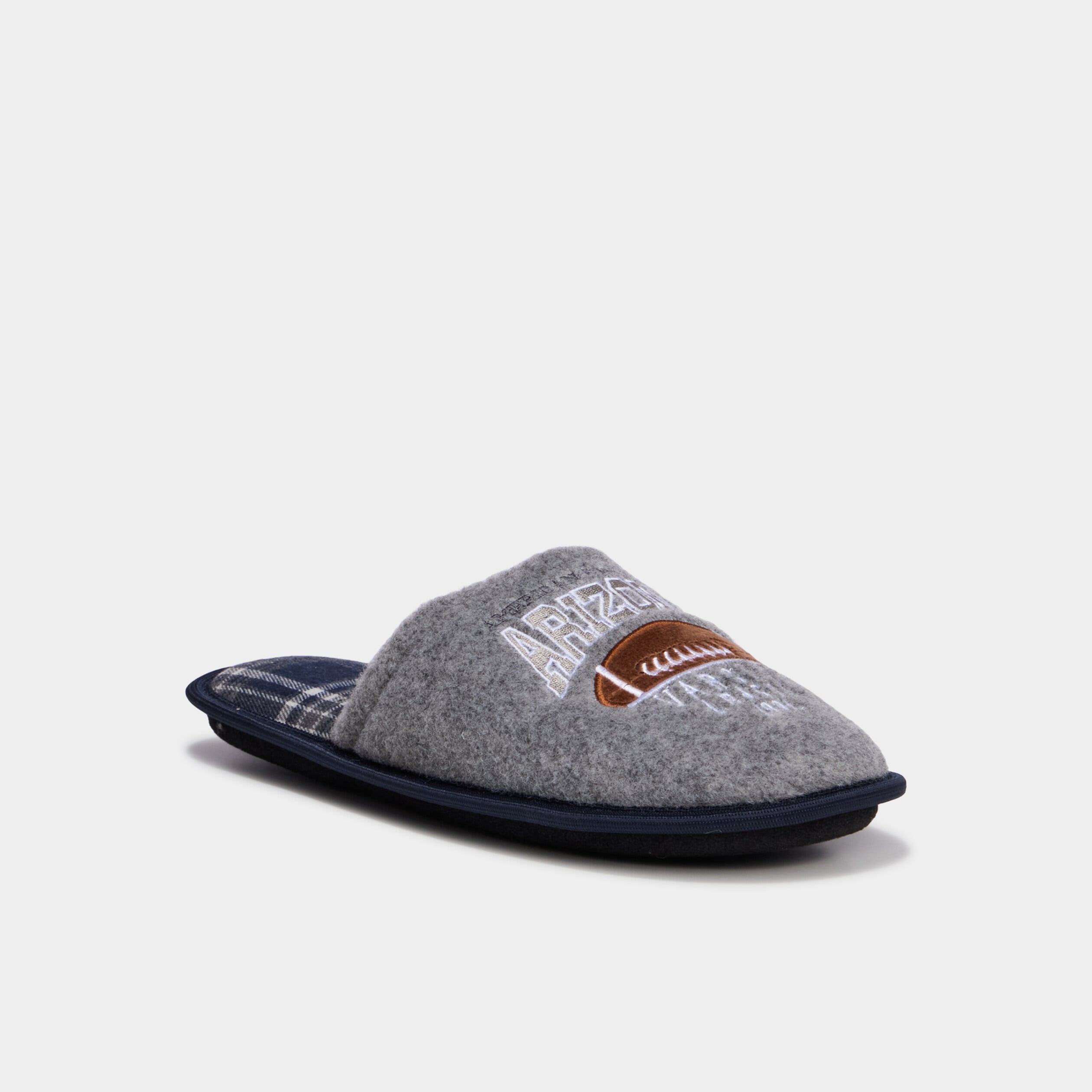 Chaussons mules gris homme