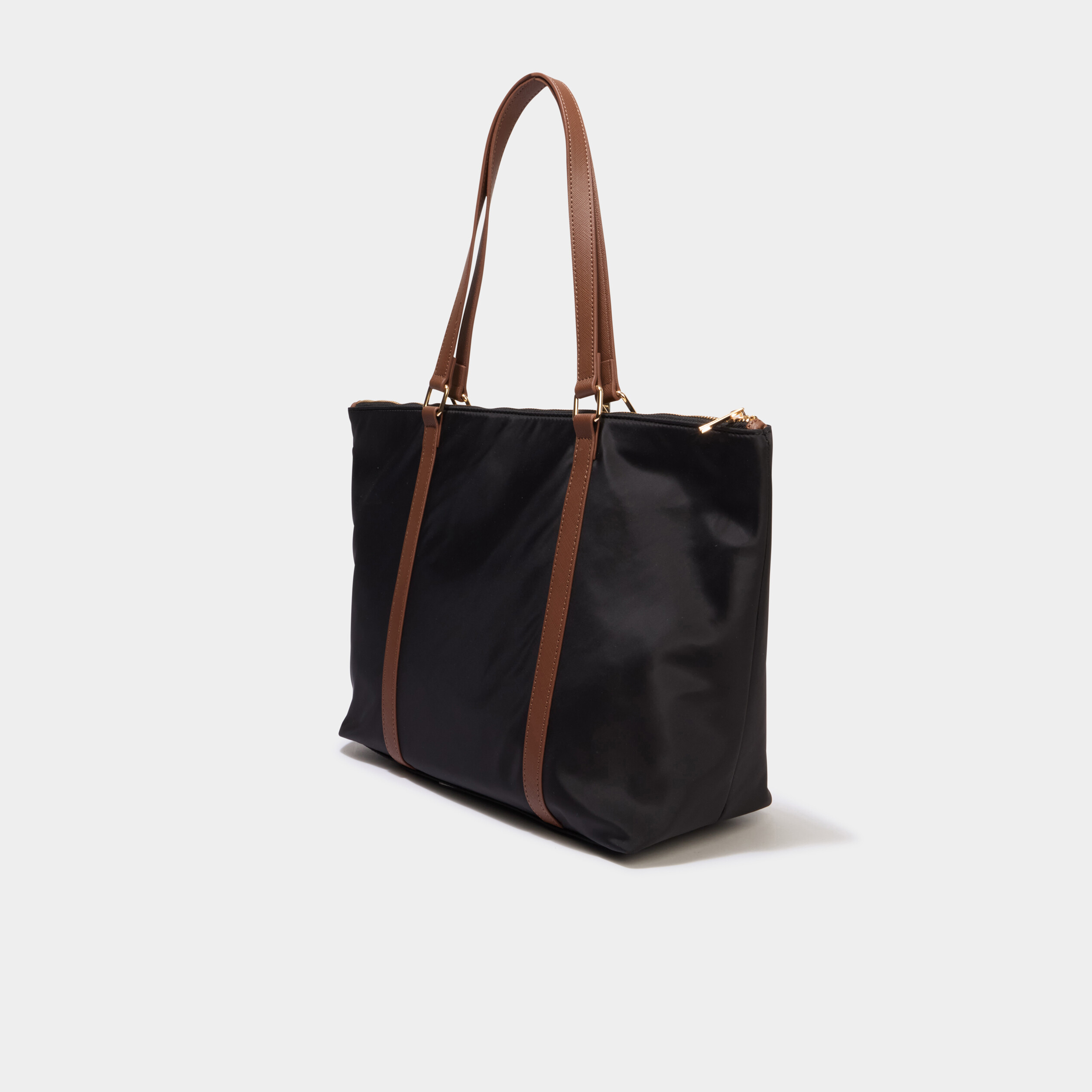 Sac cabas avec anses noir femme