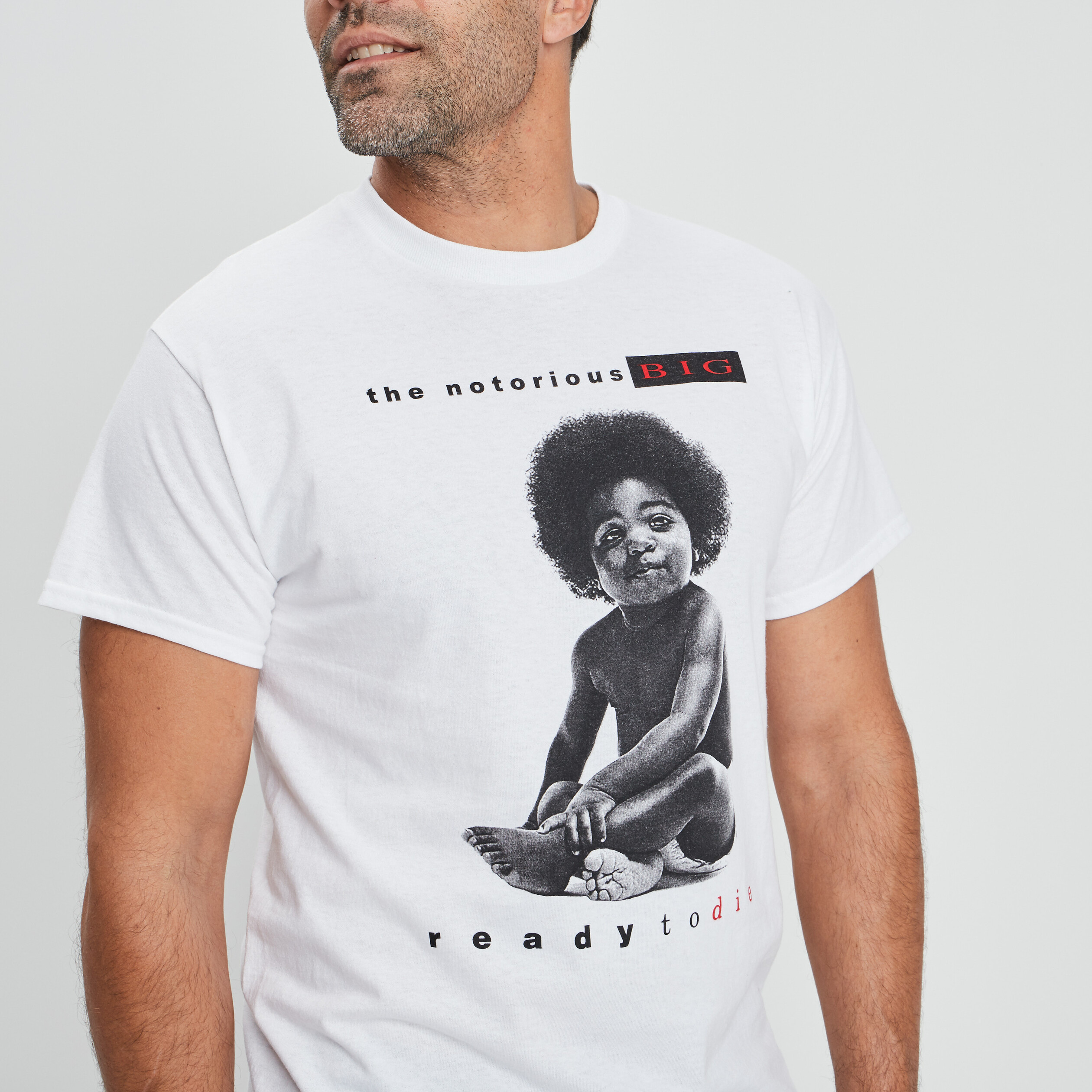 t shirt the notorious big blanc homme T-shirt The Notorious BIG blanc homme