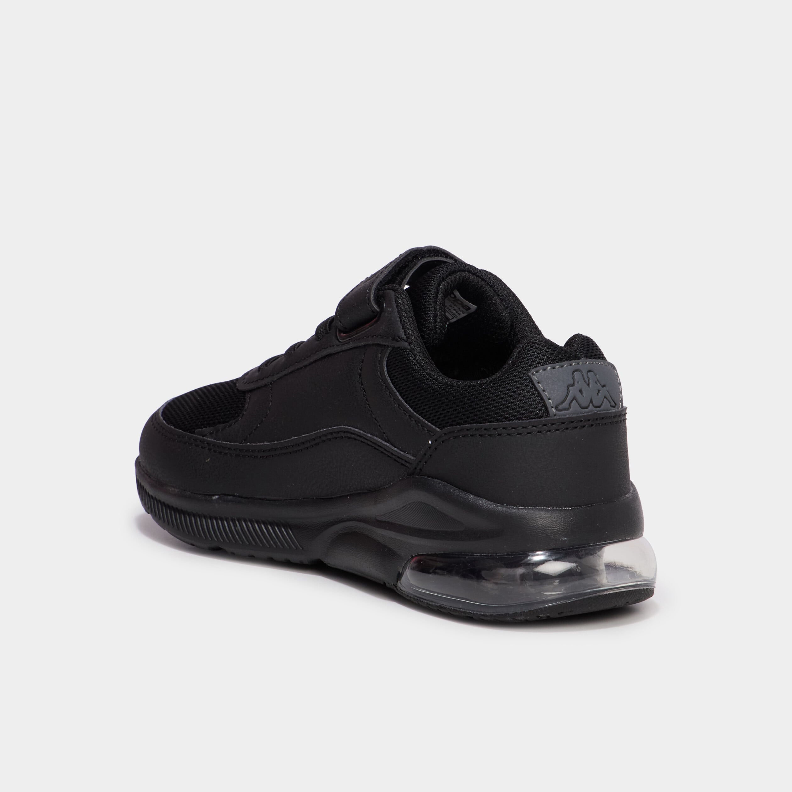 Baskets running &agrave; scratchs Kappa noir gar&ccedil;on