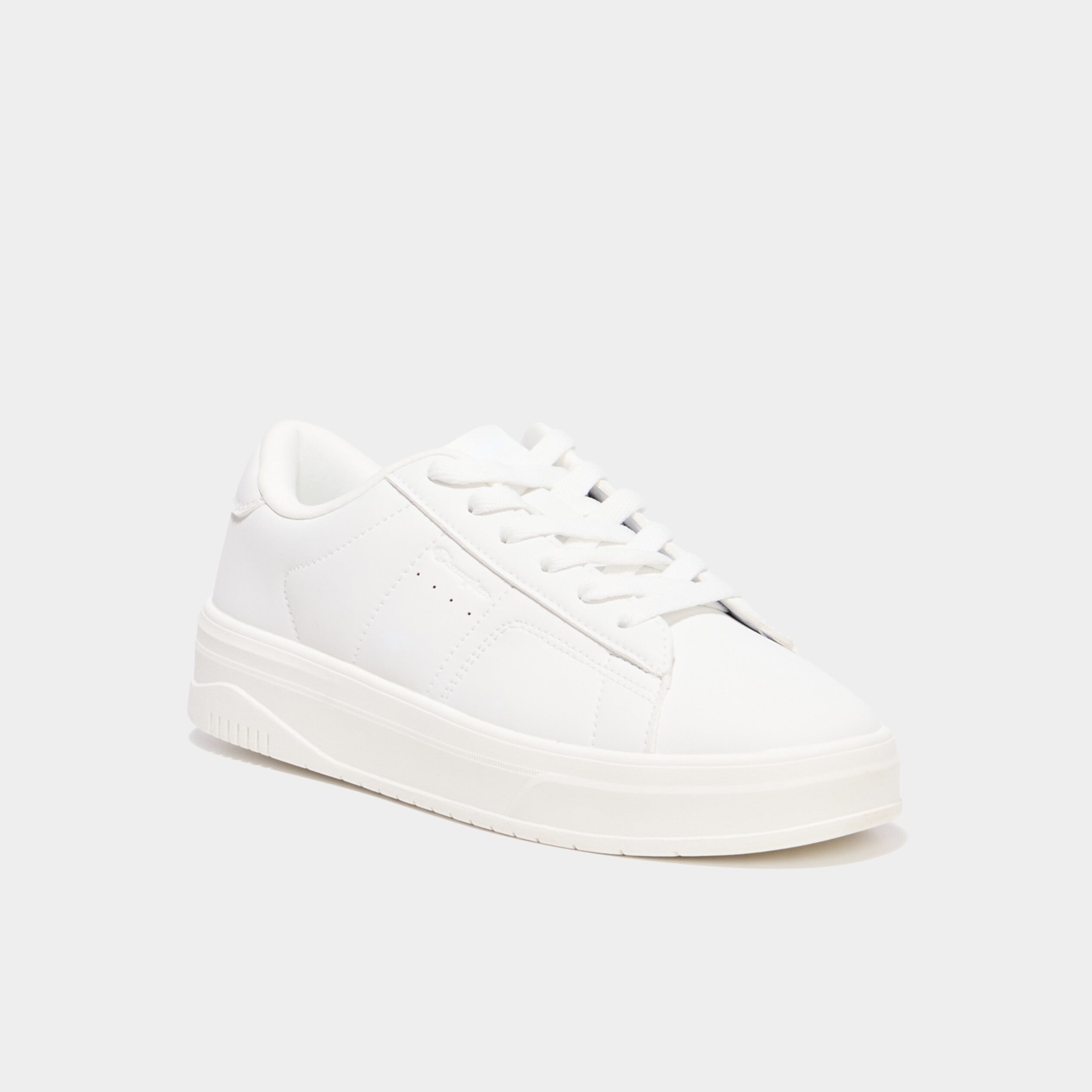 Tennis basses &agrave; lacets Champion TL23 blanc femme