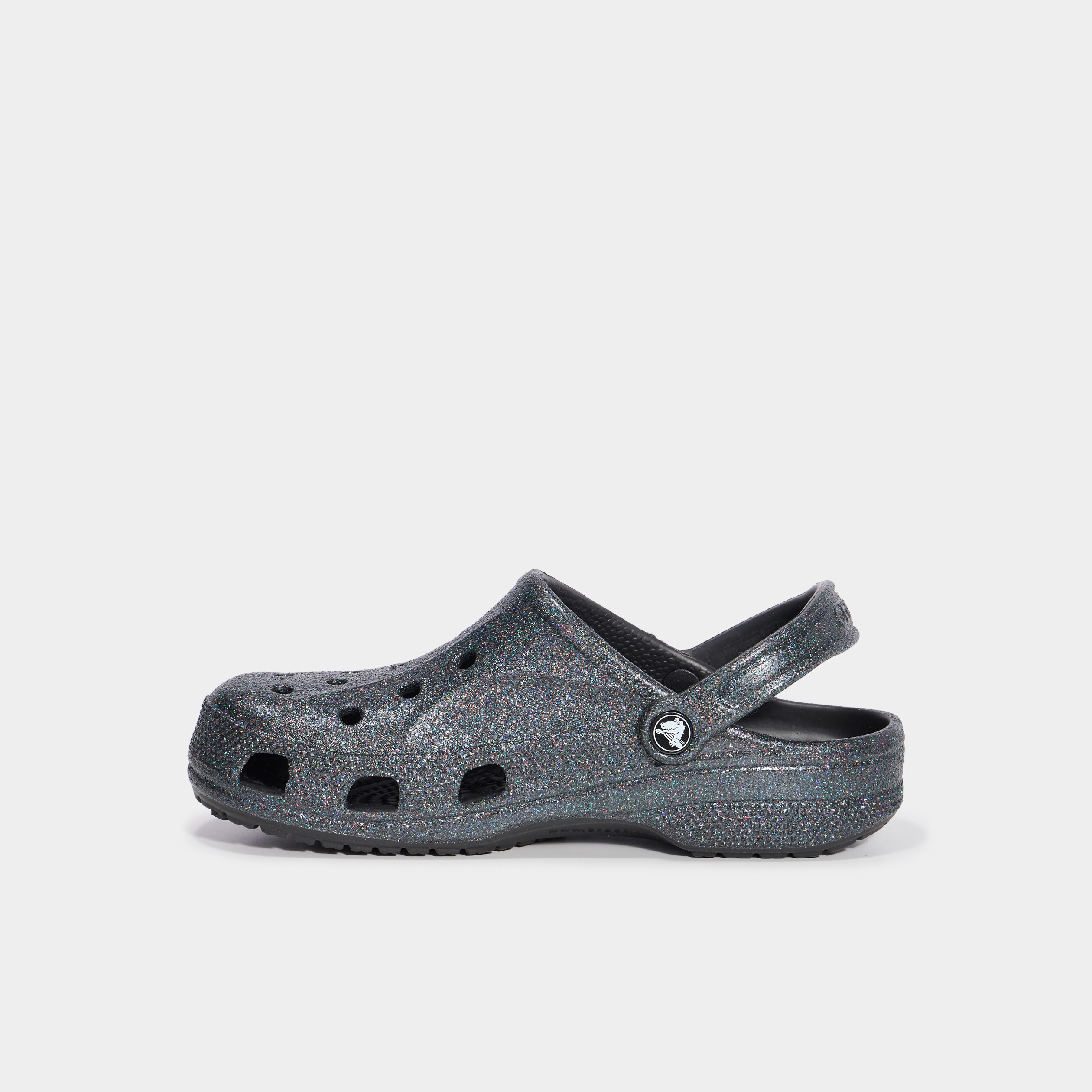 Sabots de plage paillettes multicolore femme