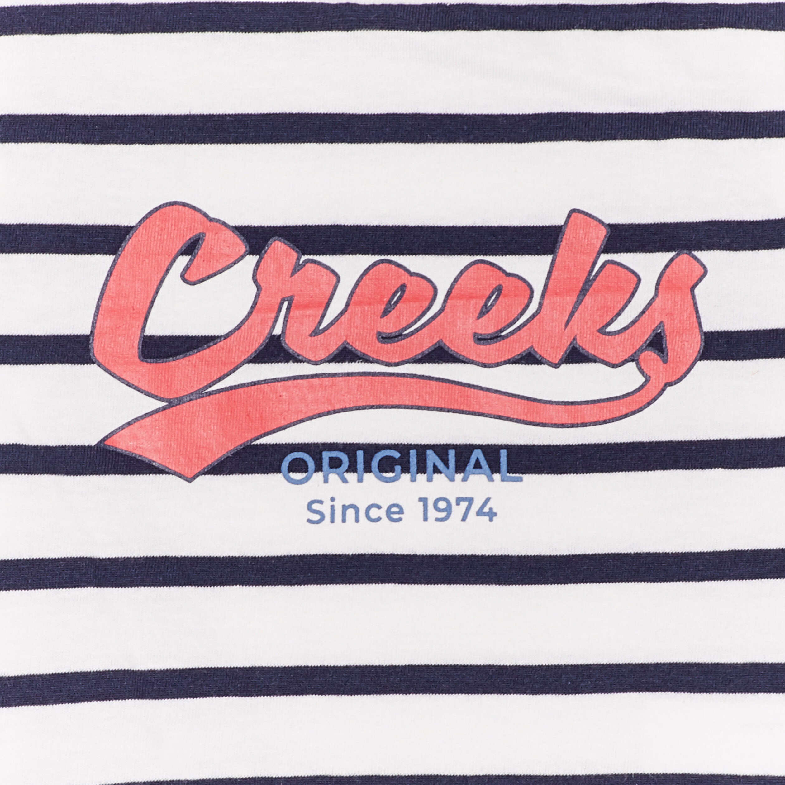 t shirt manches courtes coton creeks bleu marine bebeg T-shirt manches courtes coton Creeks bleu marine bébé garçon