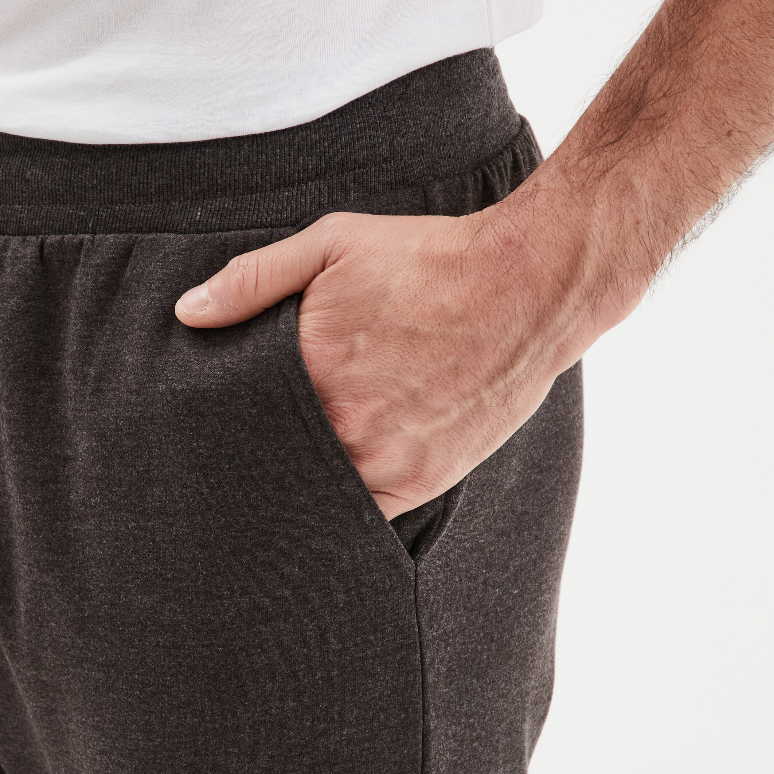 Pantalon de pyjama gris fonc&eacute; homme