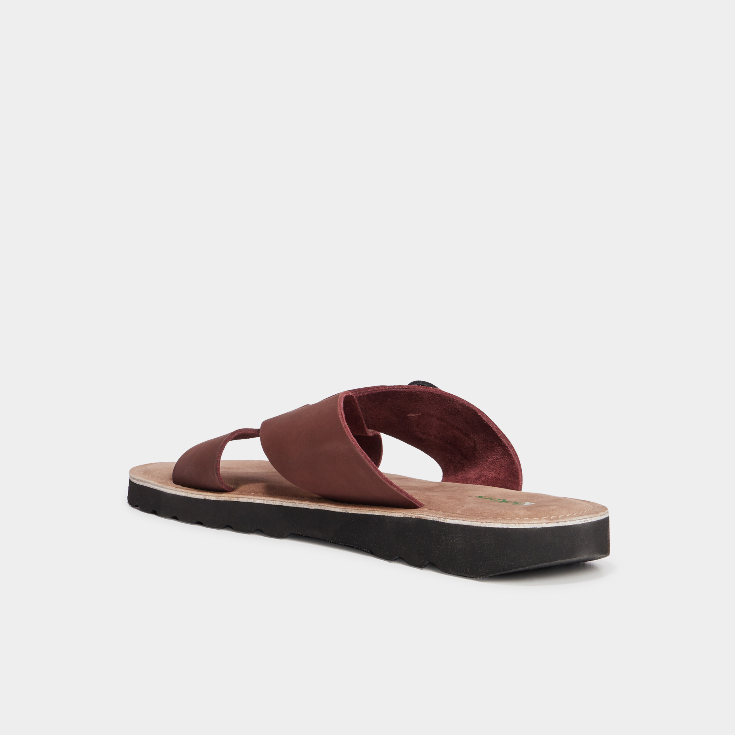 sandales en cuir marron homme Sandales en cuir marron homme