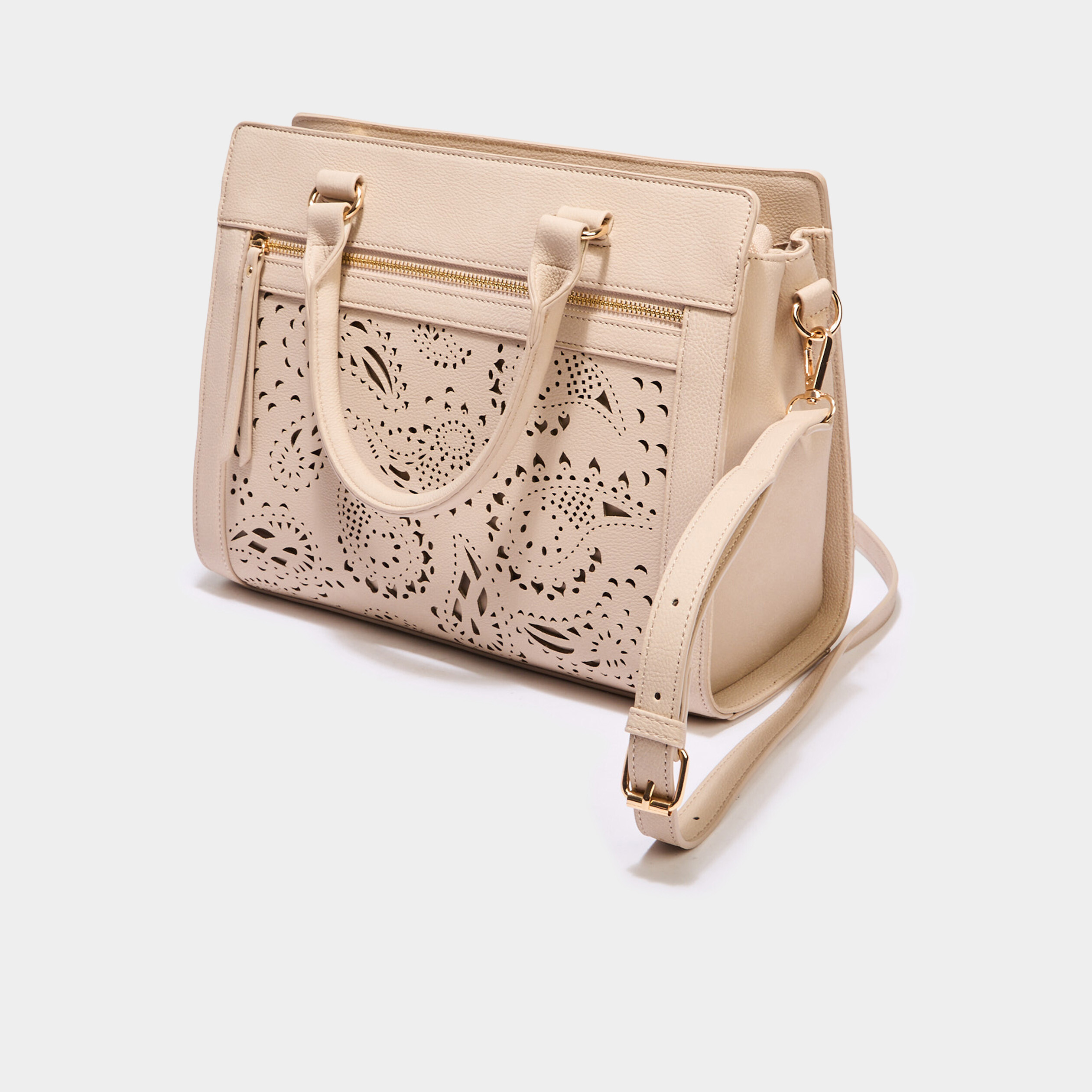 Sac à Bandoulière BRIC'S Volterra - Cuir De Vache Ivoire - Neuf Avec étiquettes