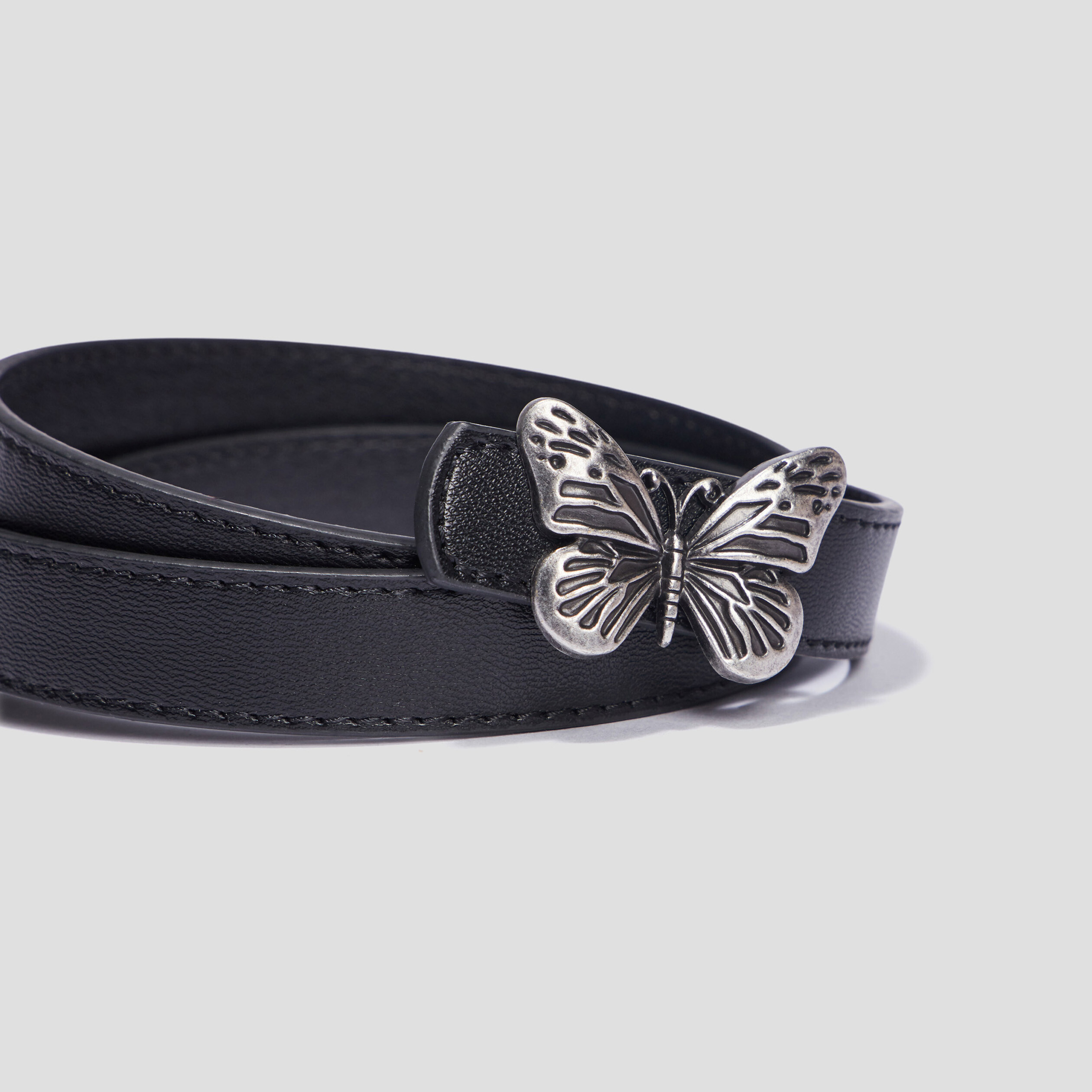 ceinture avec boucle papillon noir fille Ceinture avec boucle papillon noir fille