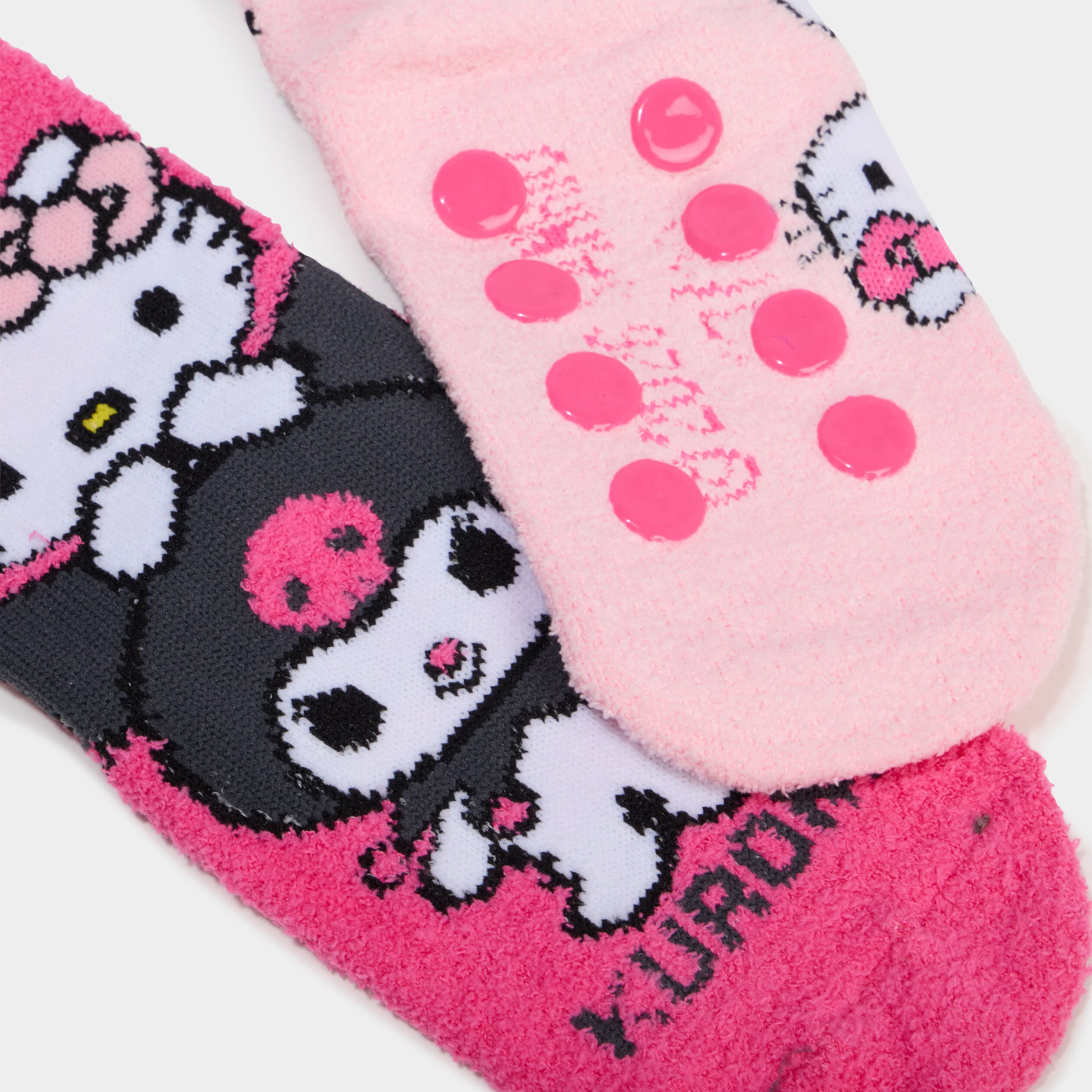Lot 2 paires chaussettes Hello Kitty rose fille