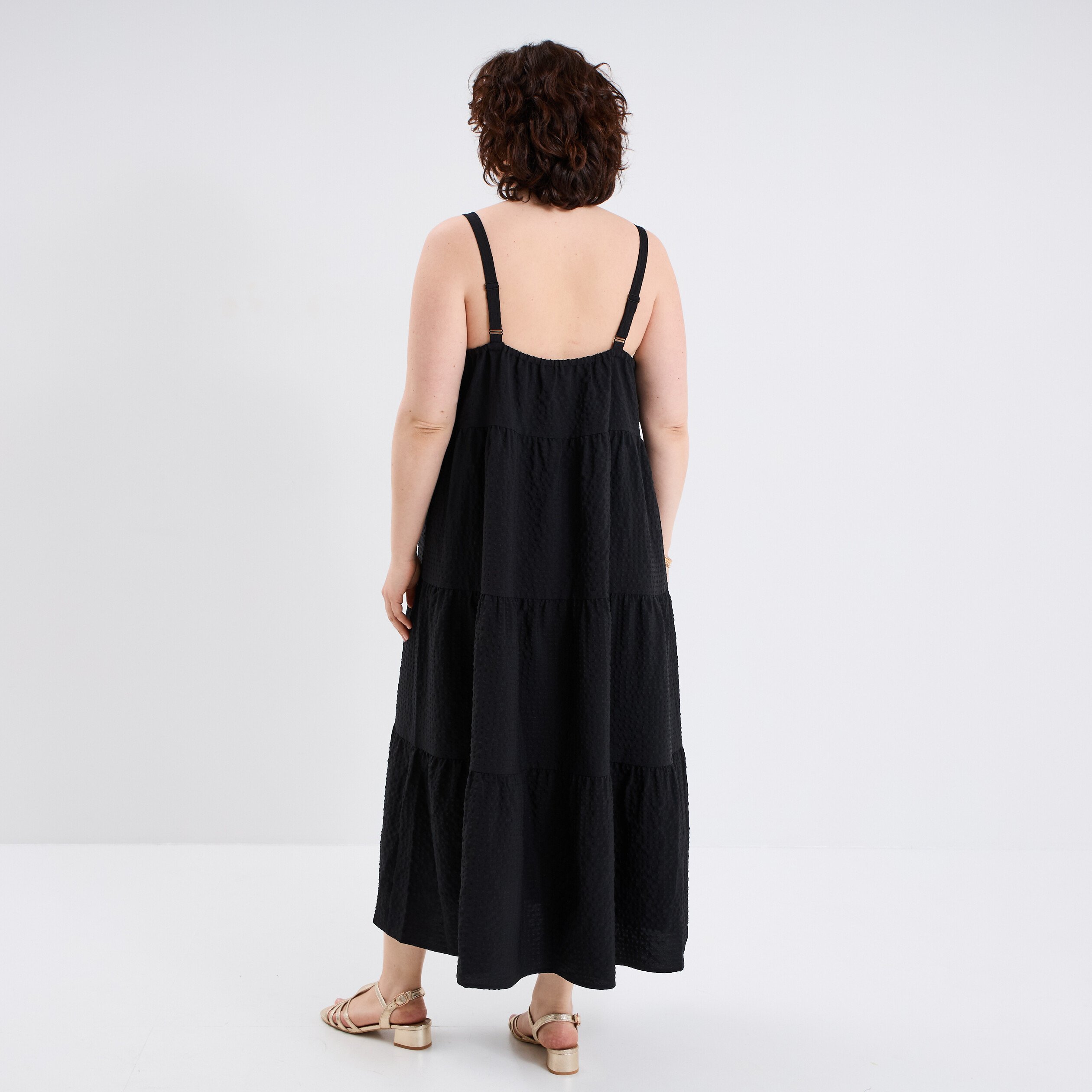 robe longue bretelles noir femmegt Robe longue bretelles noir femme grande taille