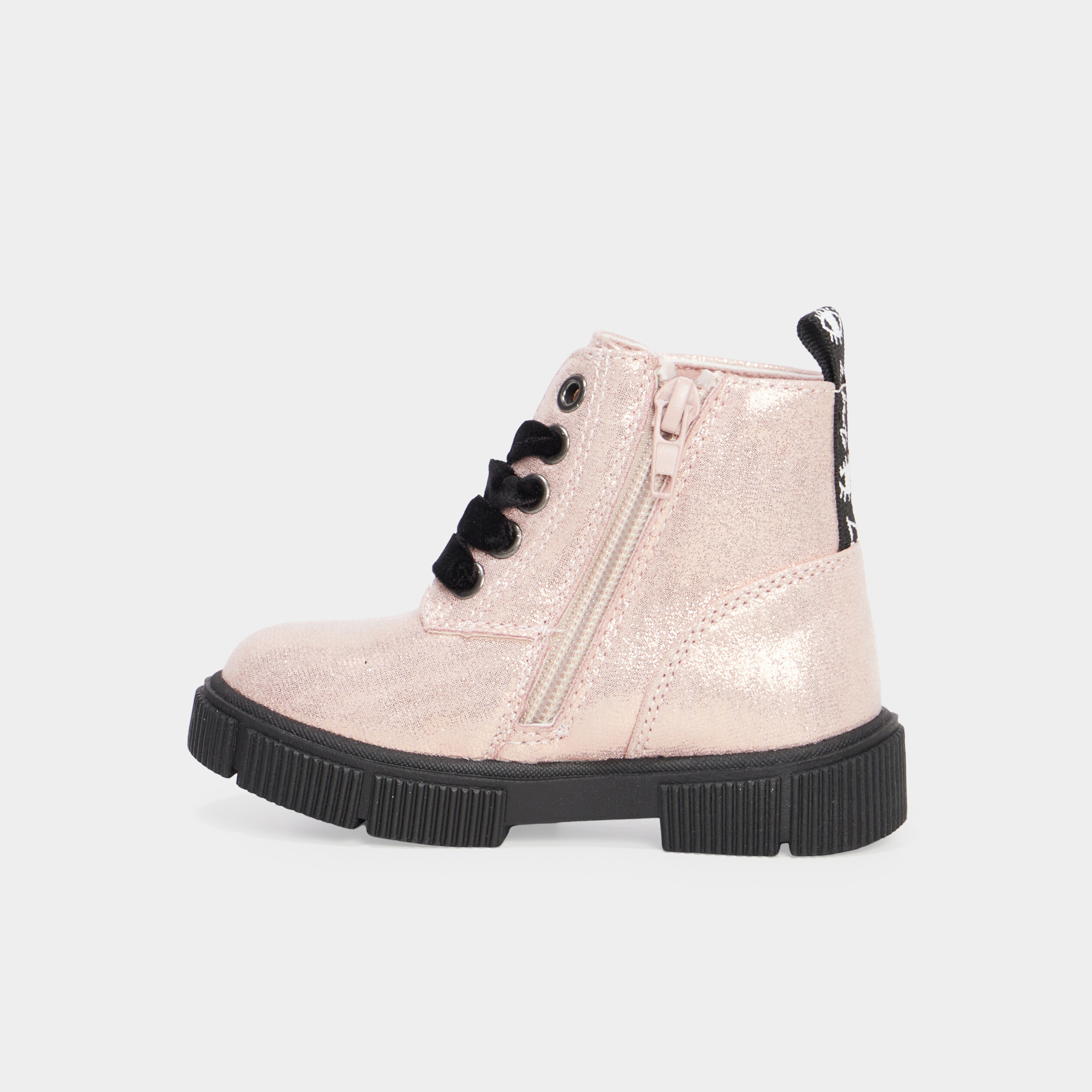 bottines a paillettes liberto rose bebef Bottines à paillettes Liberto rose bébé fille