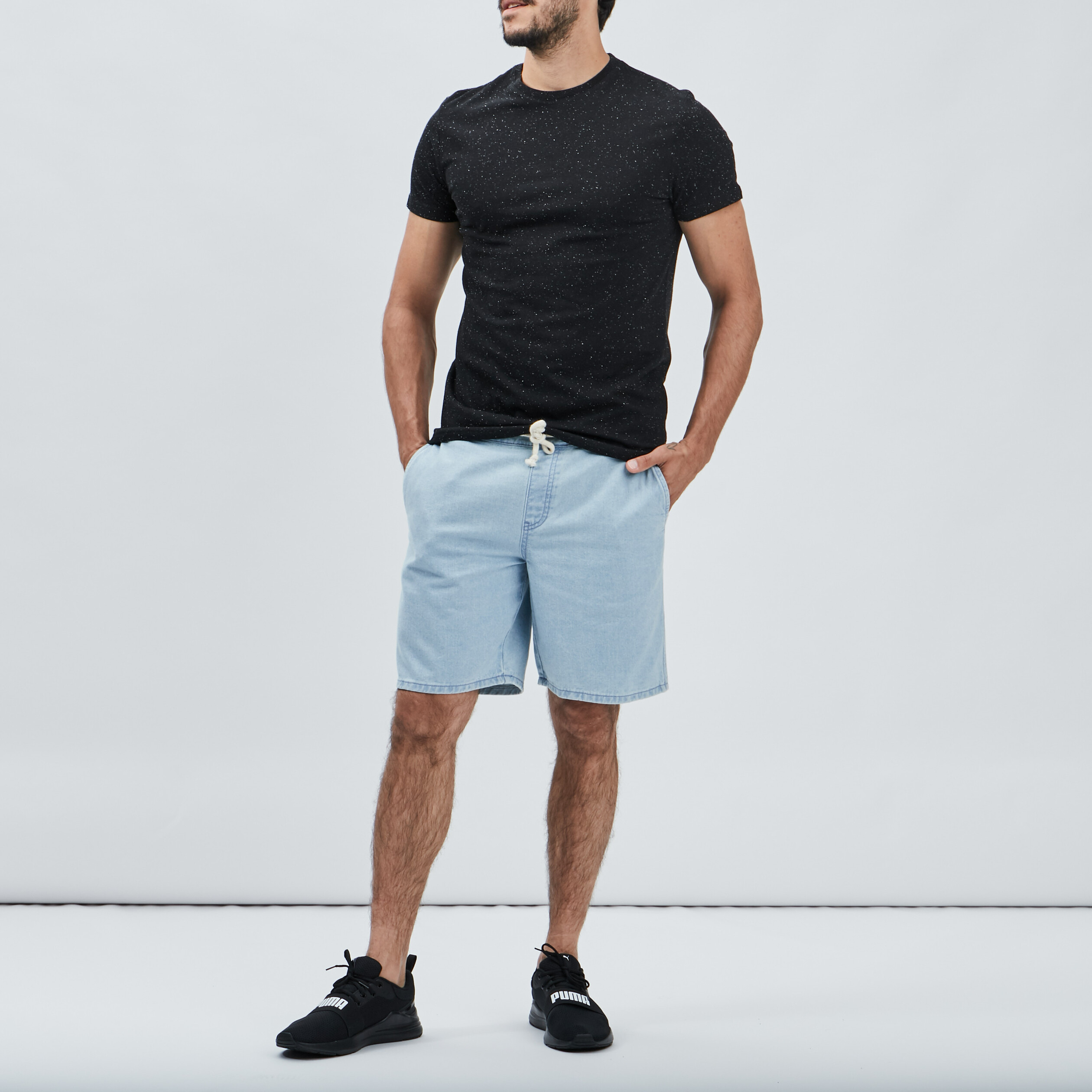 t shirt manches courtes noir homme T-shirt manches courtes noir homme