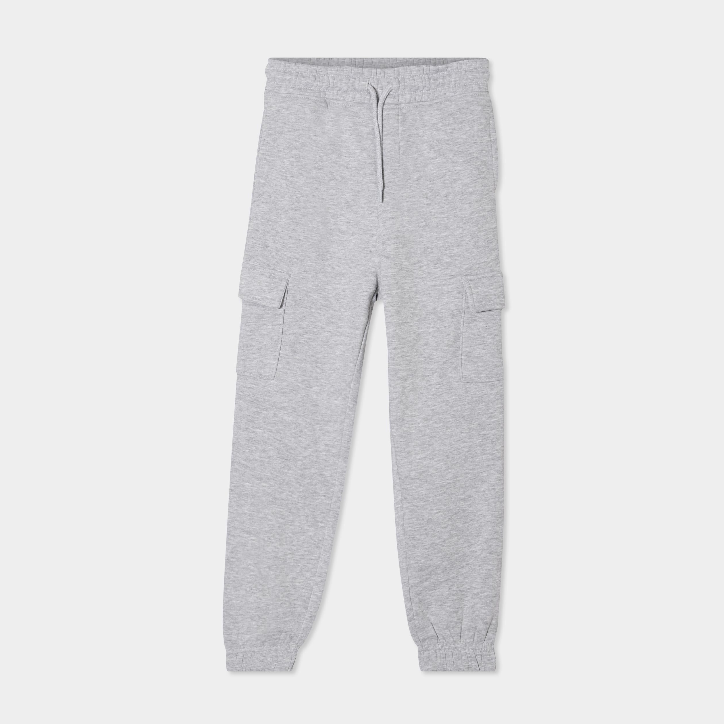 Pantalon de jogging cargo gris clair gar&ccedil;on