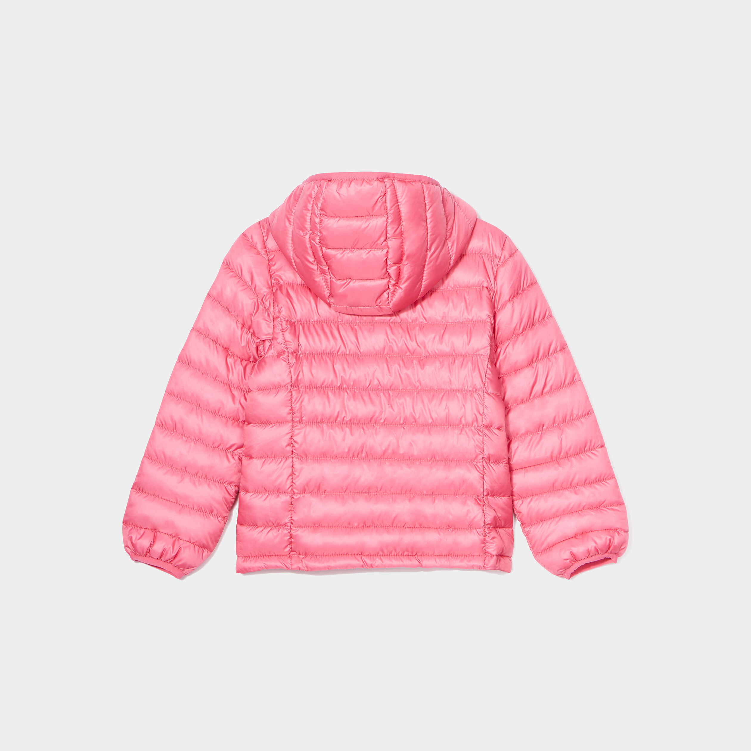 doudoune legere zippee a capuche rose vif fille Doudoune légère zippée à capuche rose vif fille