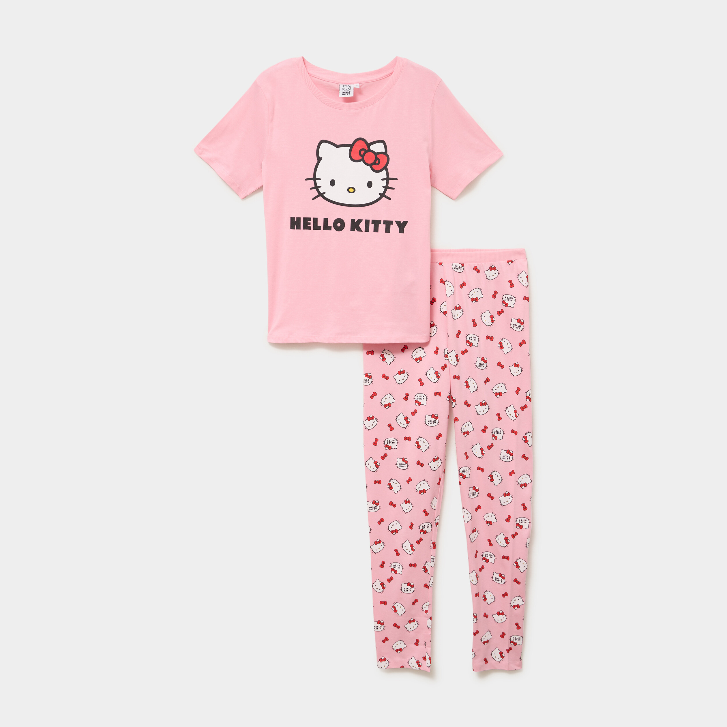 𝑯ello 𝙆itty Ensembles De Pyjama Femme Hiver Kawaii Animé Haut De Pyjama