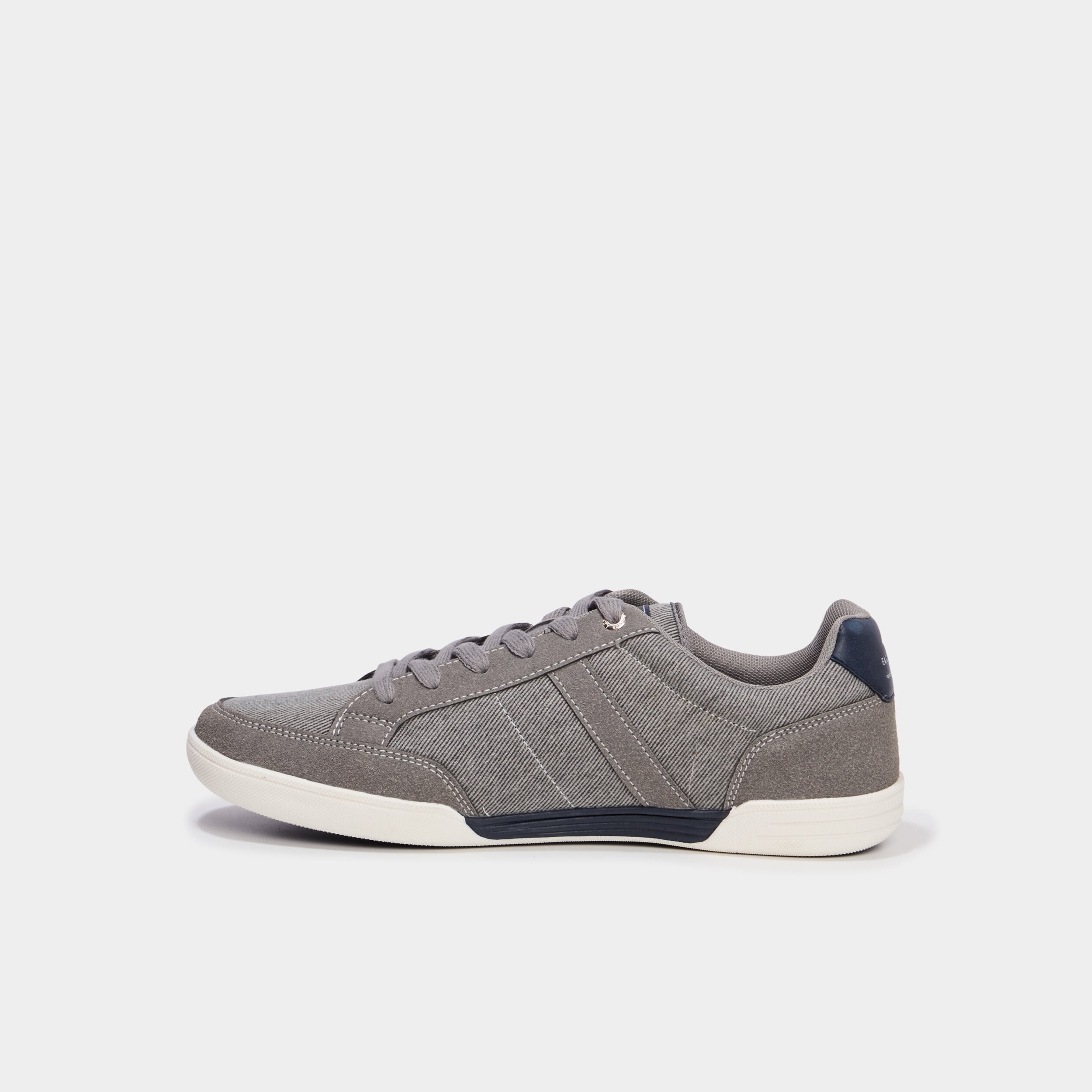 Tennis basses en toile Lee Cooper gris homme