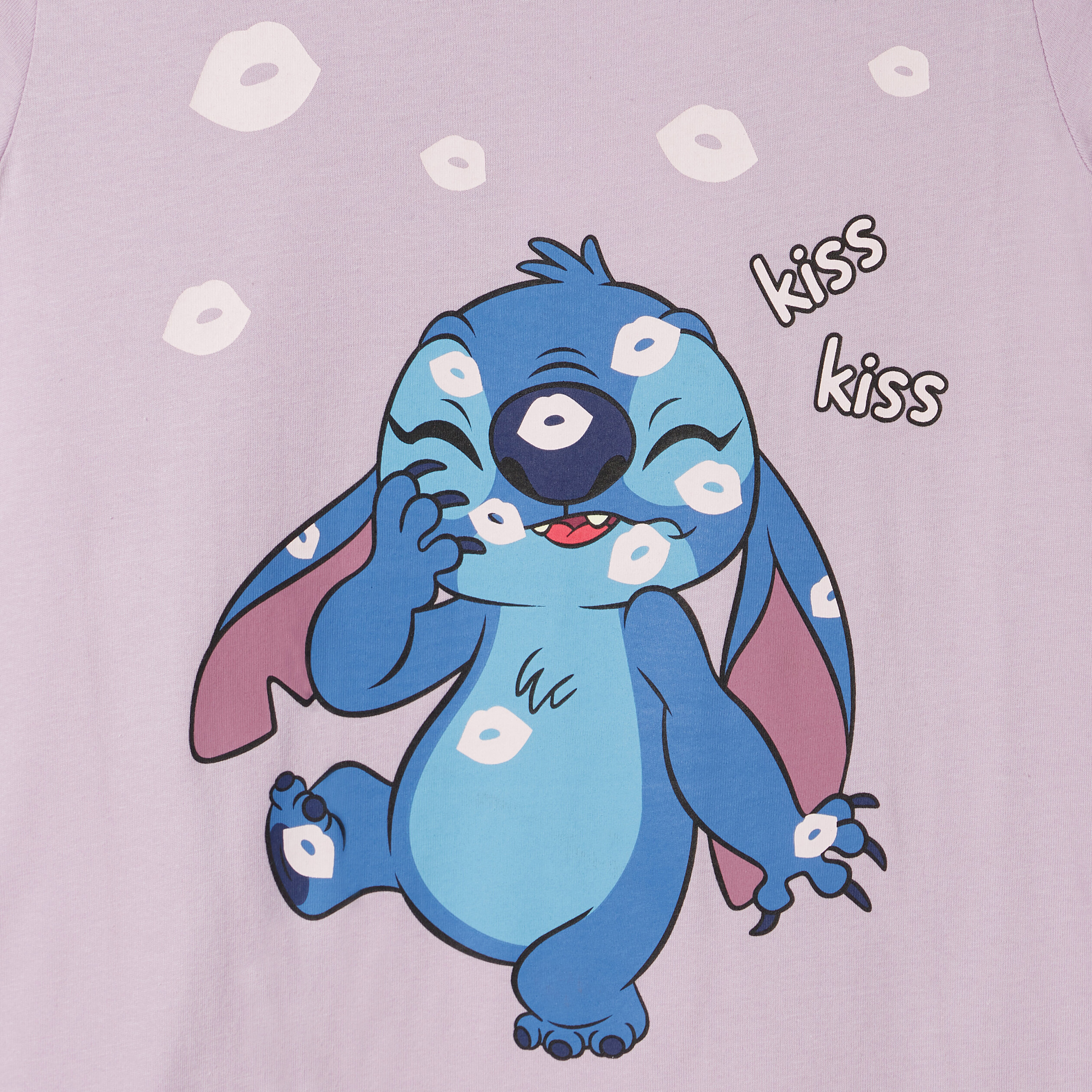 Chemise de nuit droite Lilo et Stitch parme fille