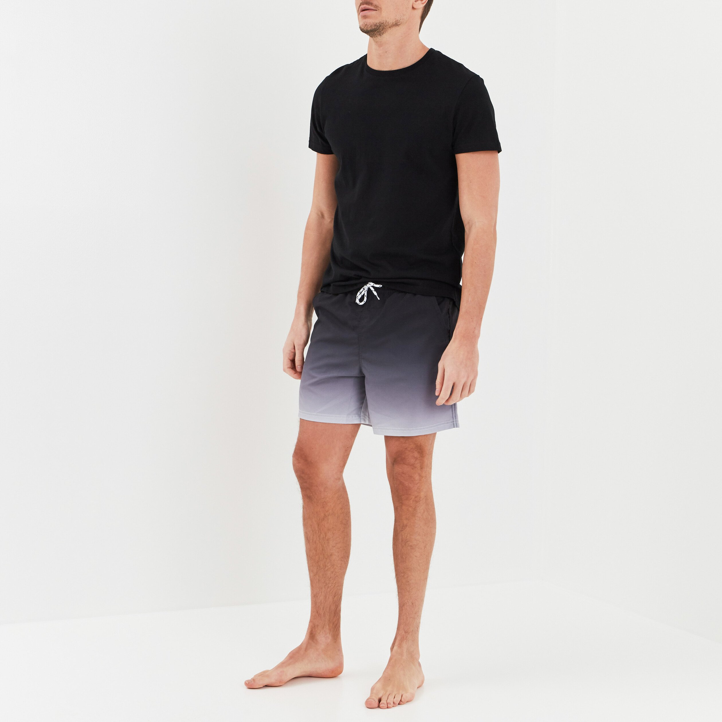 Short de bain à coulisse noir homme