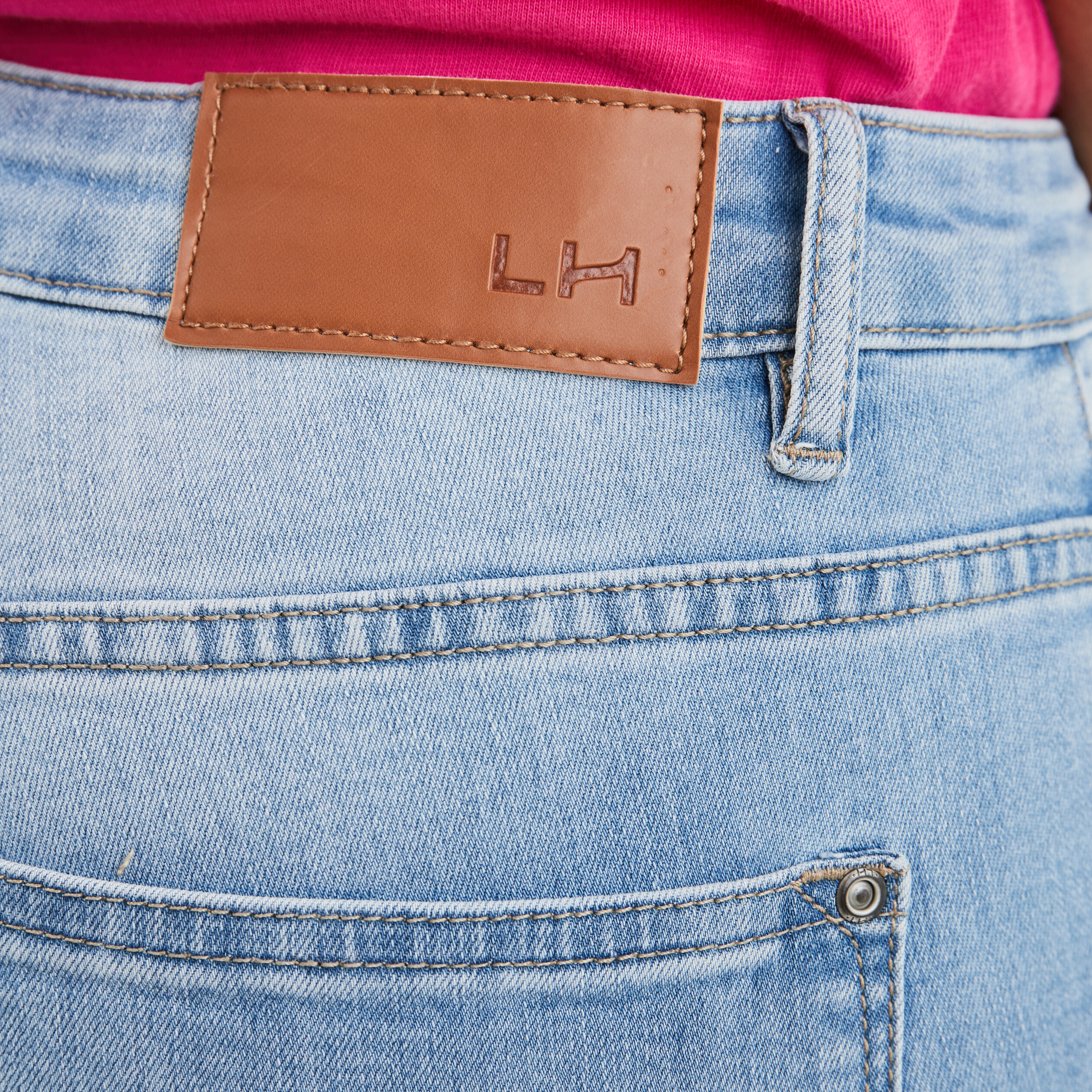jeans slim taille standard denim double stone femme Jeans slim taille standard denim double stone femme
