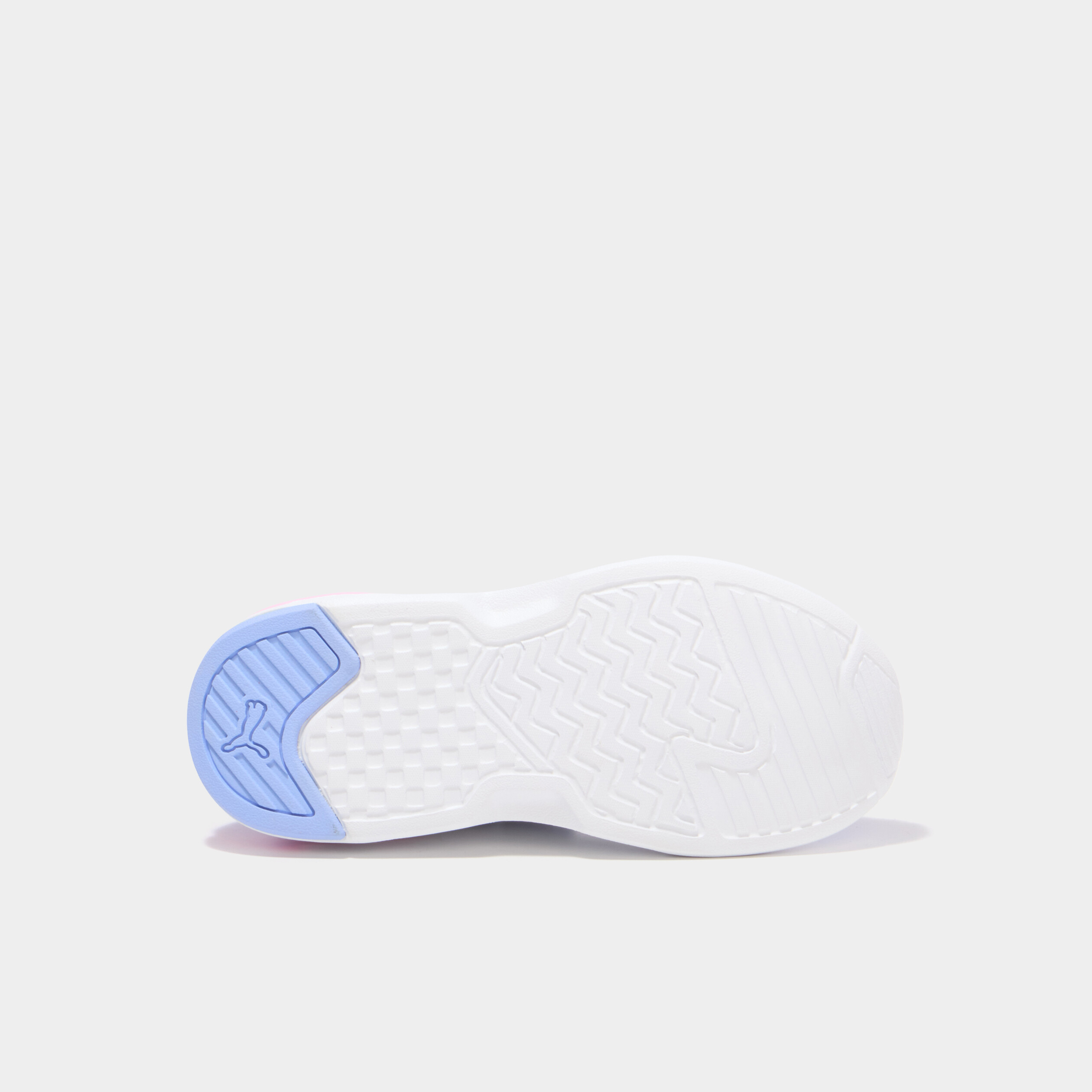 Baskets running &agrave; scratchs Puma XRAY violet fluo fille