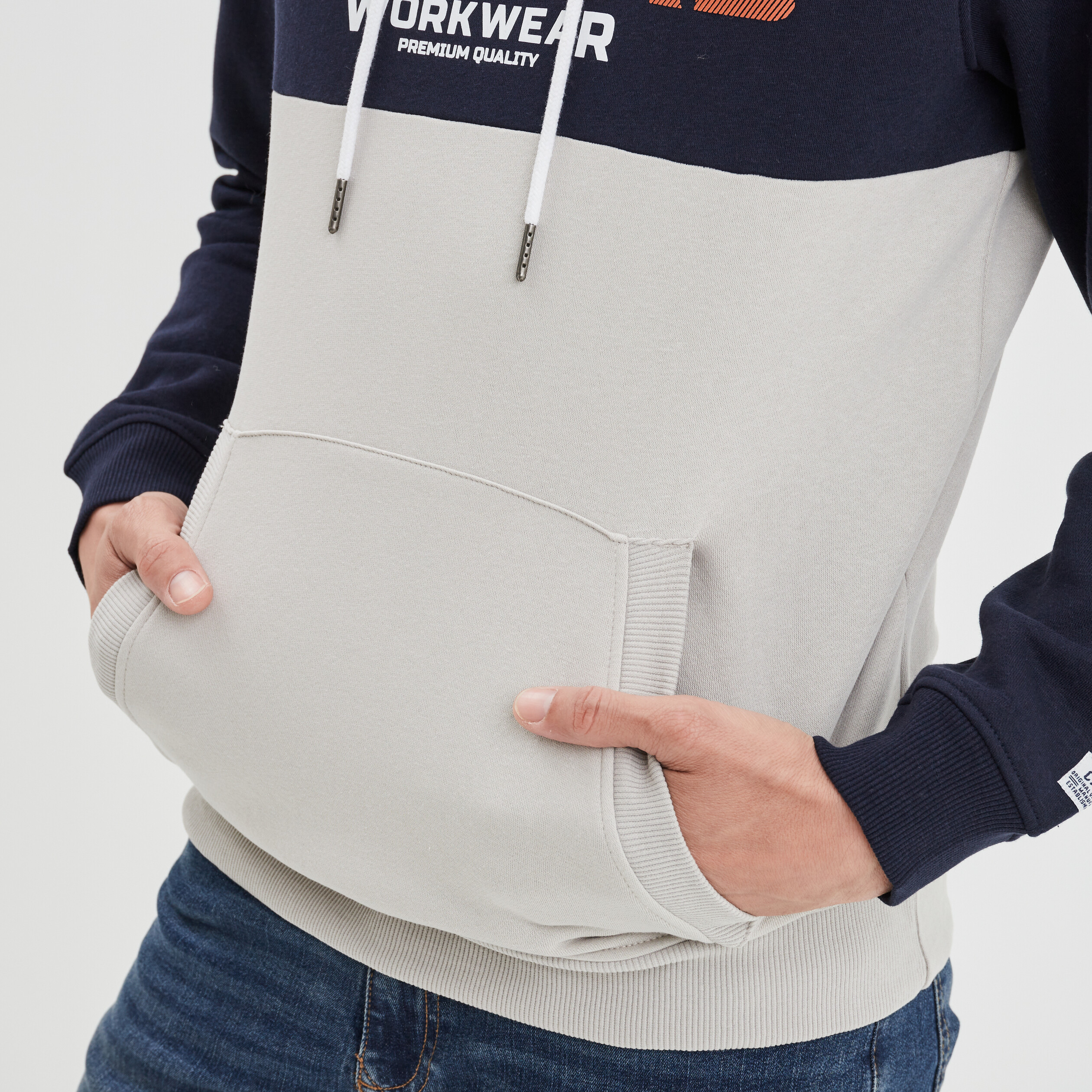 Sweat à capuche hoodie Creeks bleu foncé homme