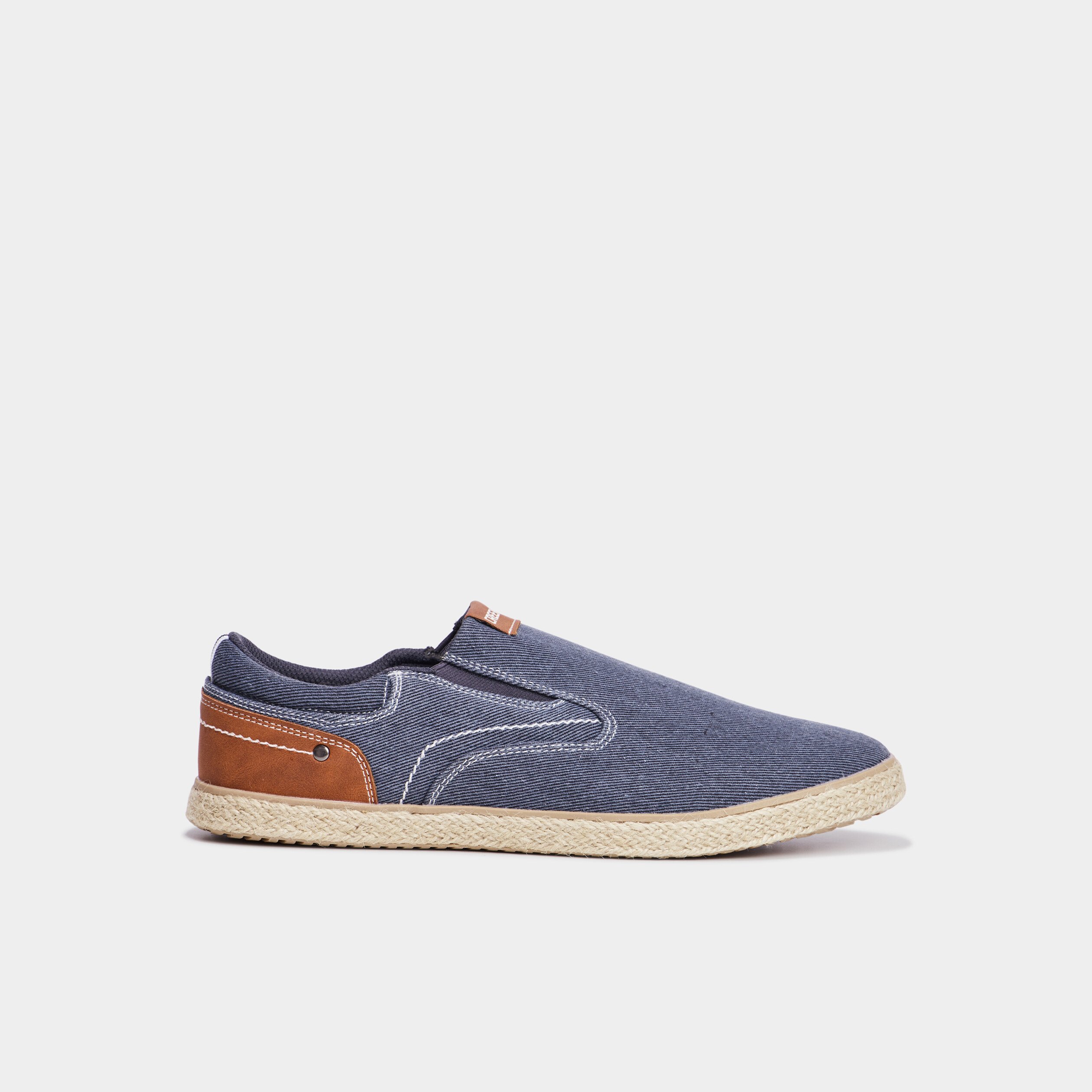 loafers avec languette denfilage bleu homme Loafers avec languette d'enfilage bleu homme