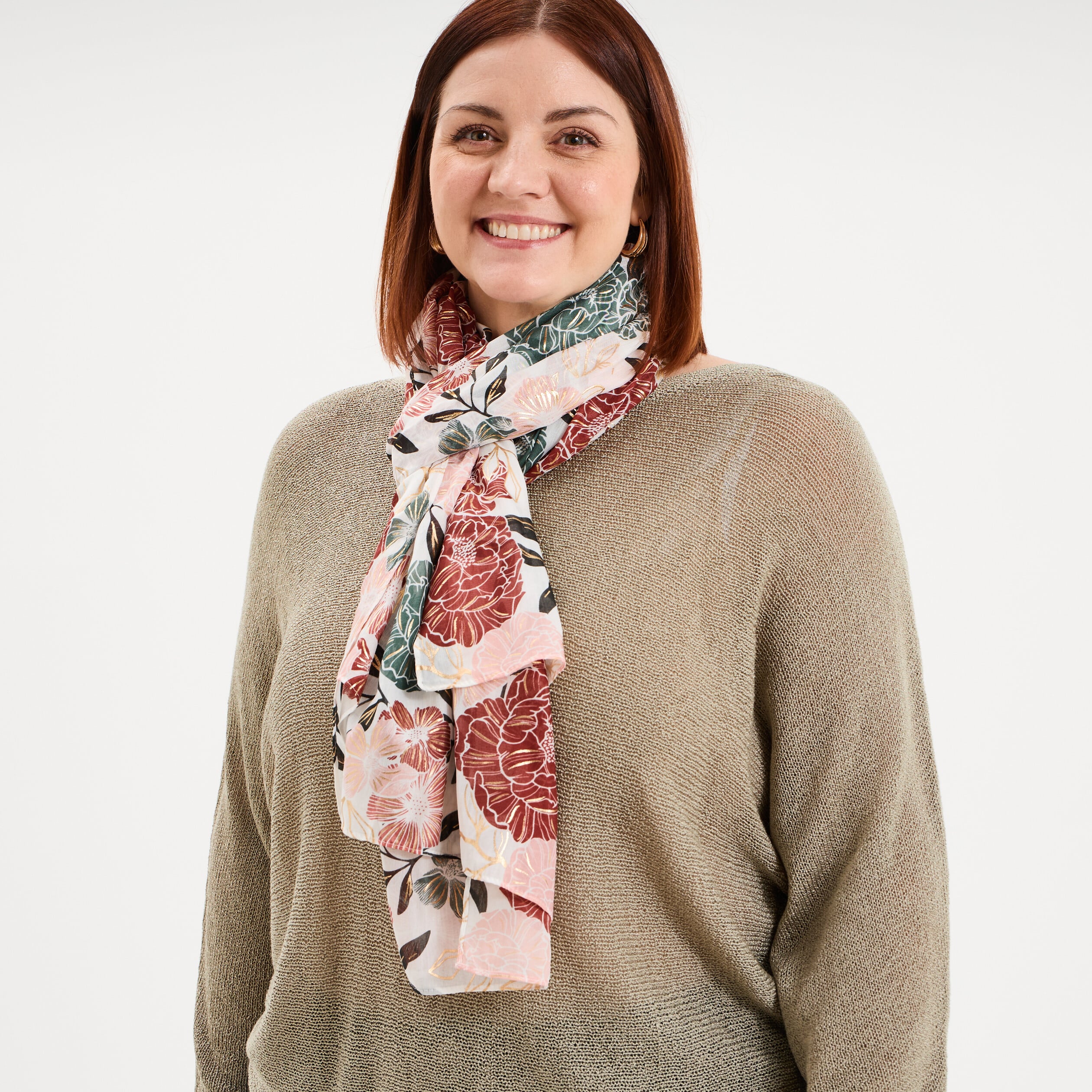 Foulard multicolore femme