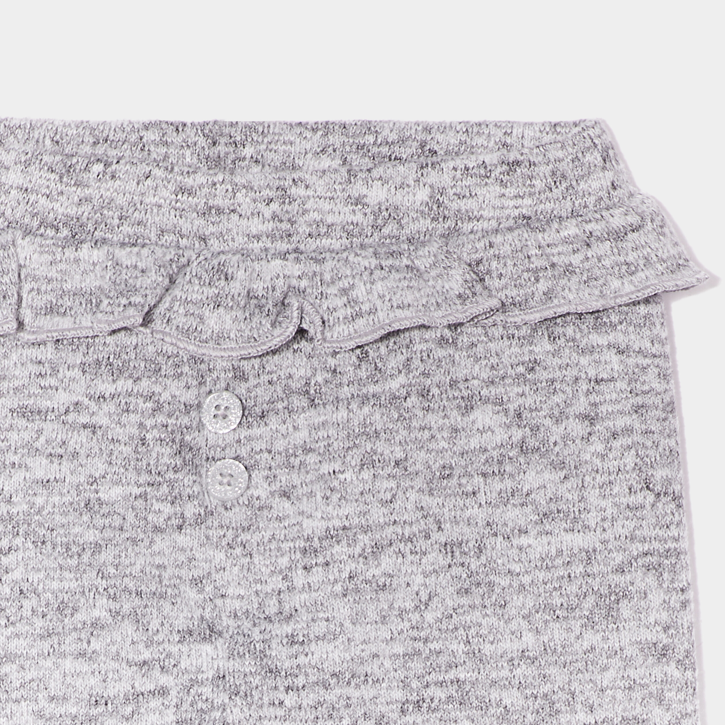 legging avec volants gris bebef Legging avec volants gris bébé fille