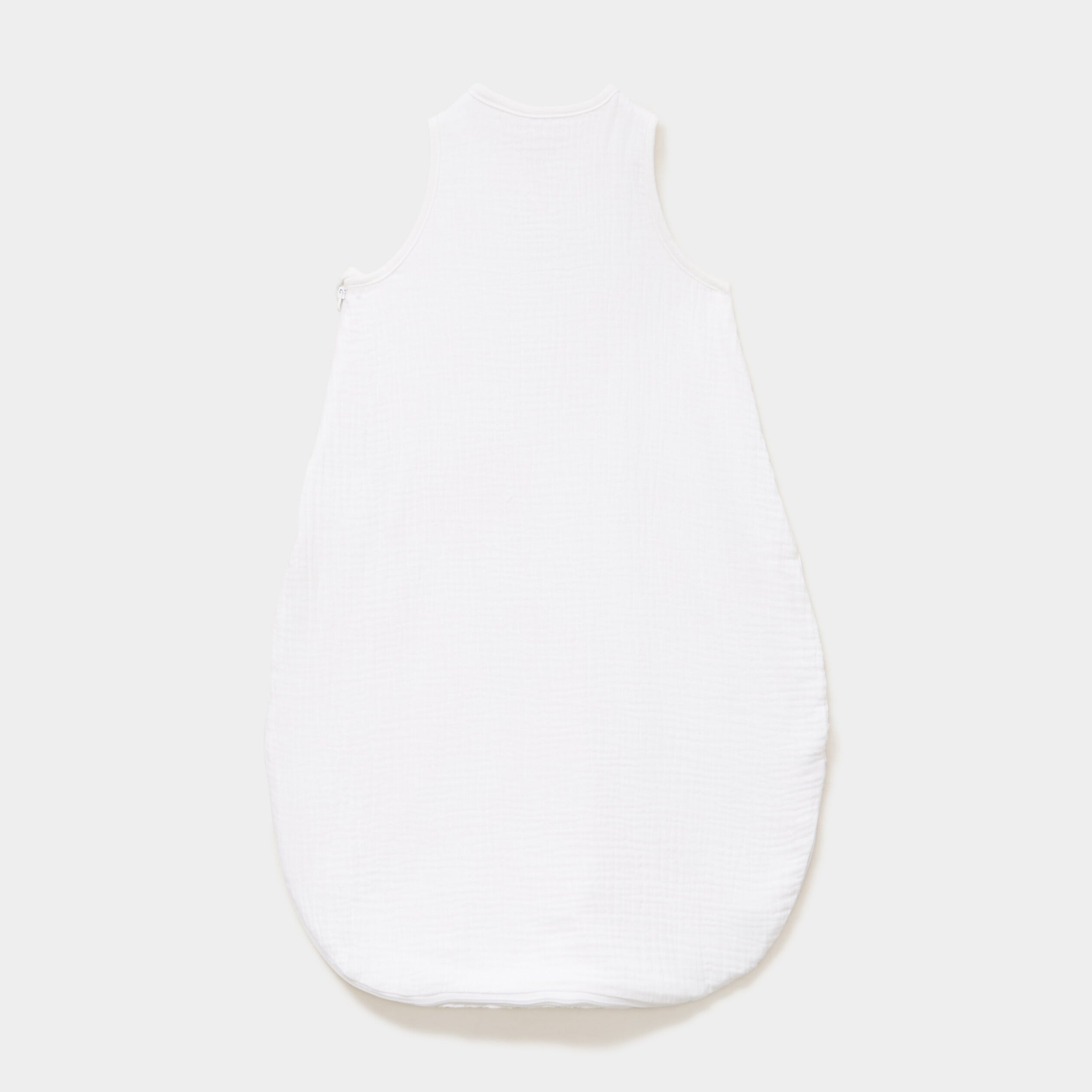 Gigoteuse gaze coton sans manches TOG 1 blanc b&eacute;b&eacute;