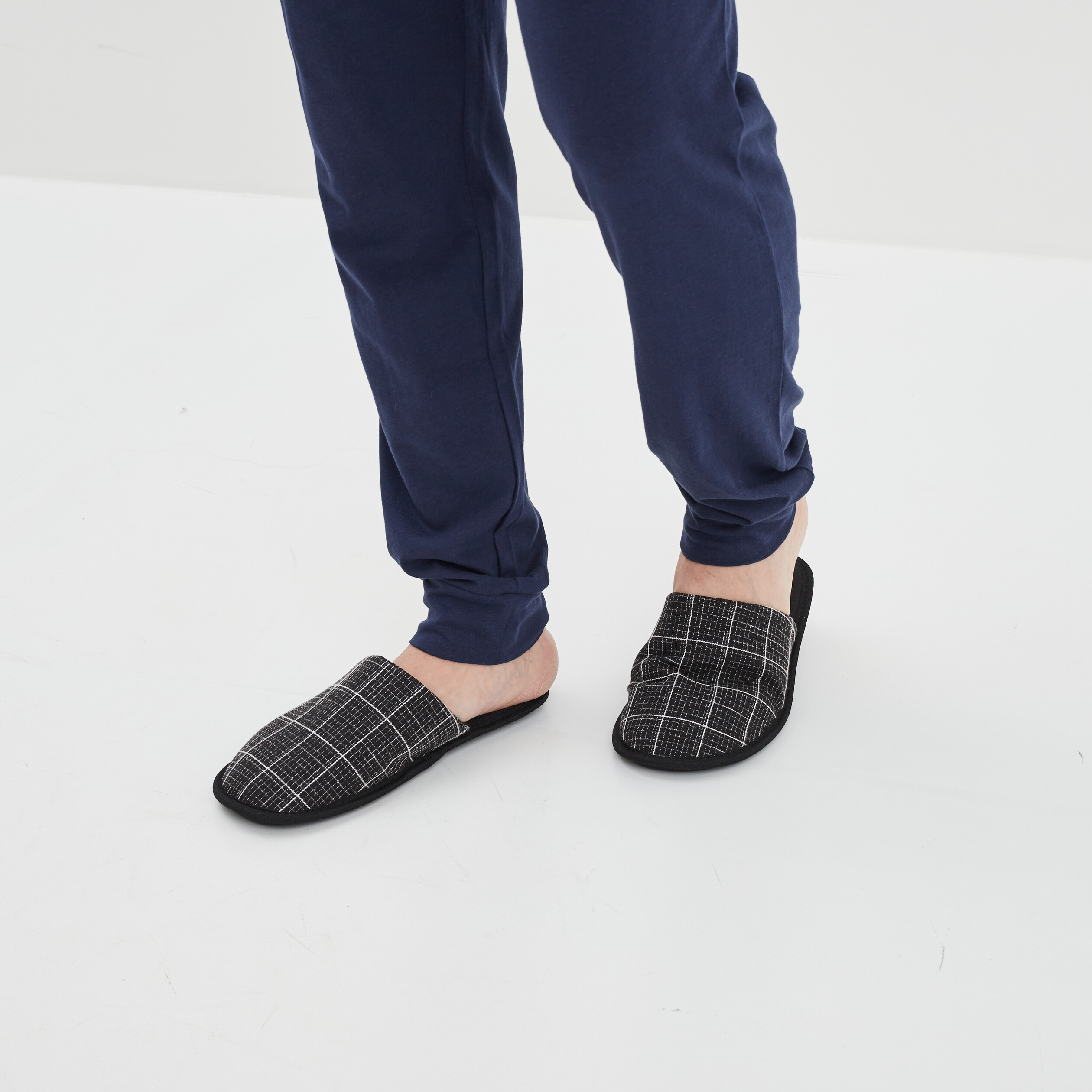 Chaussons Mules Beck Homme - Velours Côtelé - Doublure Chaude - Semelle EVA Antidérapante - Espagne