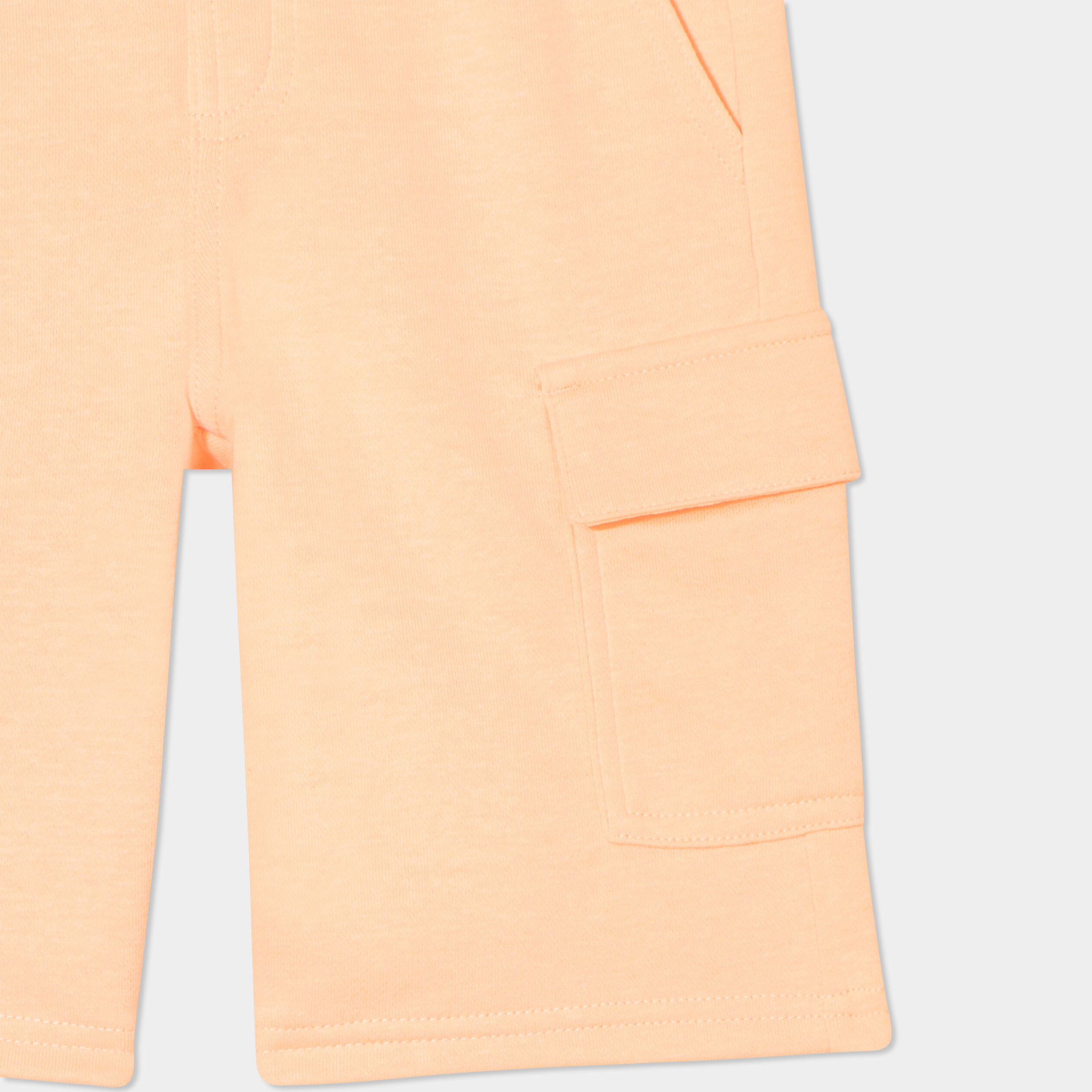 bermuda cargo poches cotes orange fluo garcon Bermuda cargo poches côtés orange fluo garçon