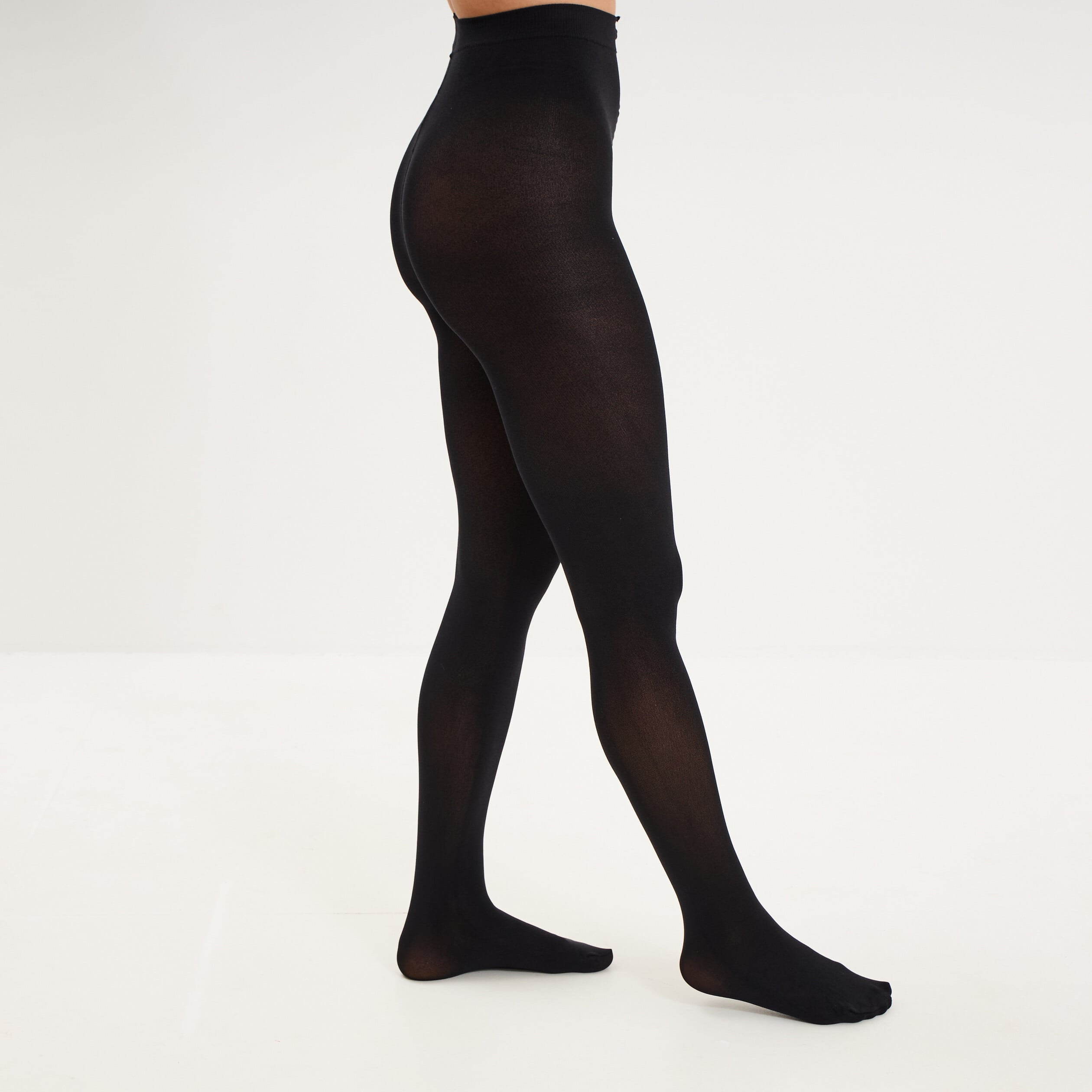 Collants tr&egrave;s opaques 220 deniers noir femme