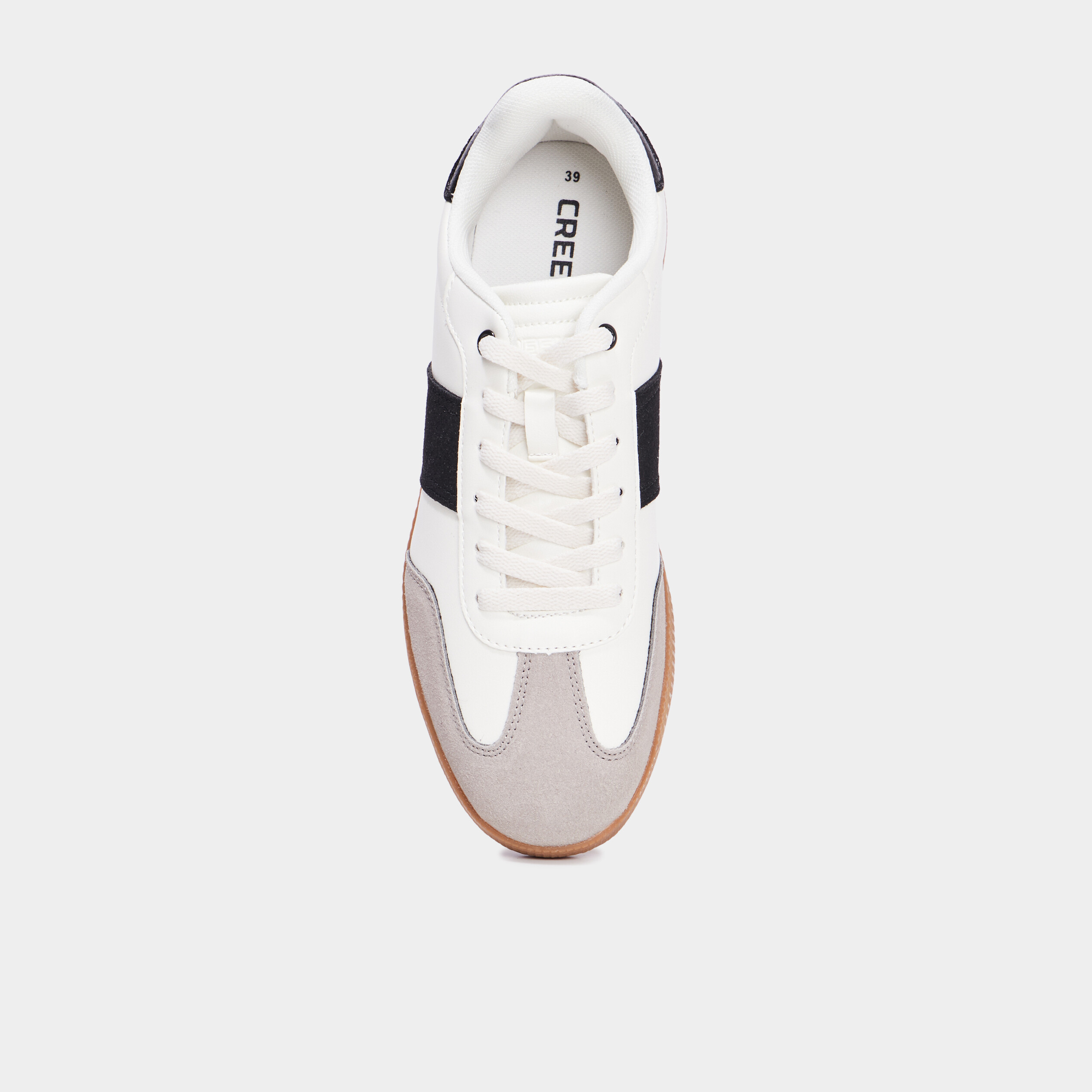 tennis basses a lacets creeks noir femme Tennis basses à lacets Creeks noir femme