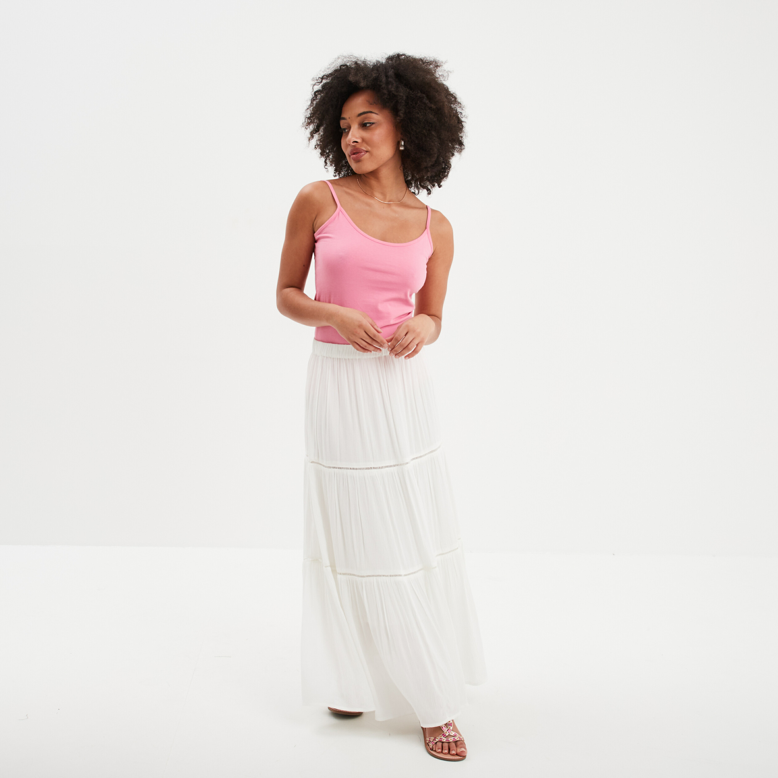 Lot De 3 Débardeurs Femme Ladeheid - Coton Élasthanne, Bretelles Réglables, Taille XS à 4XL