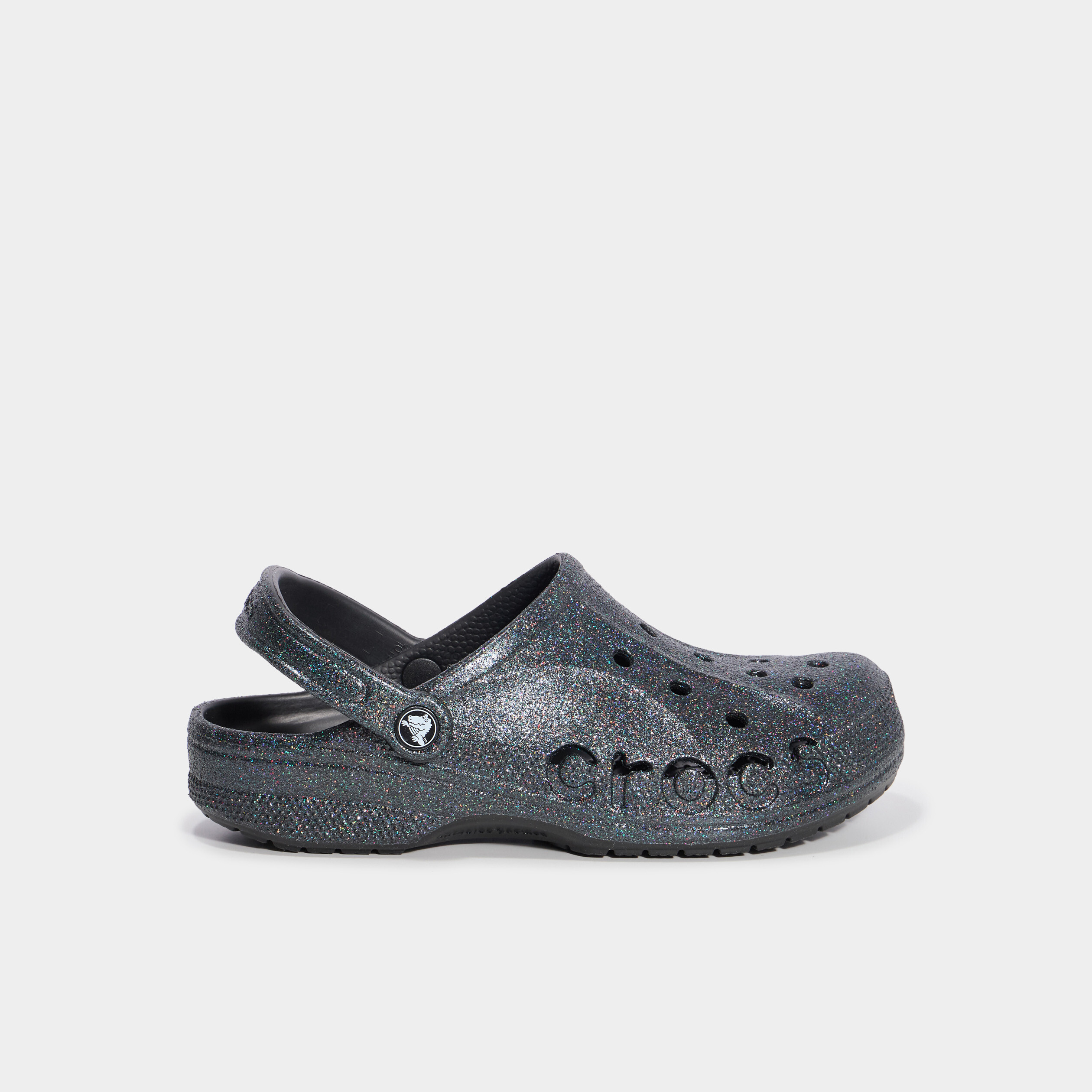 Sabots de plage paillettes multicolore femme