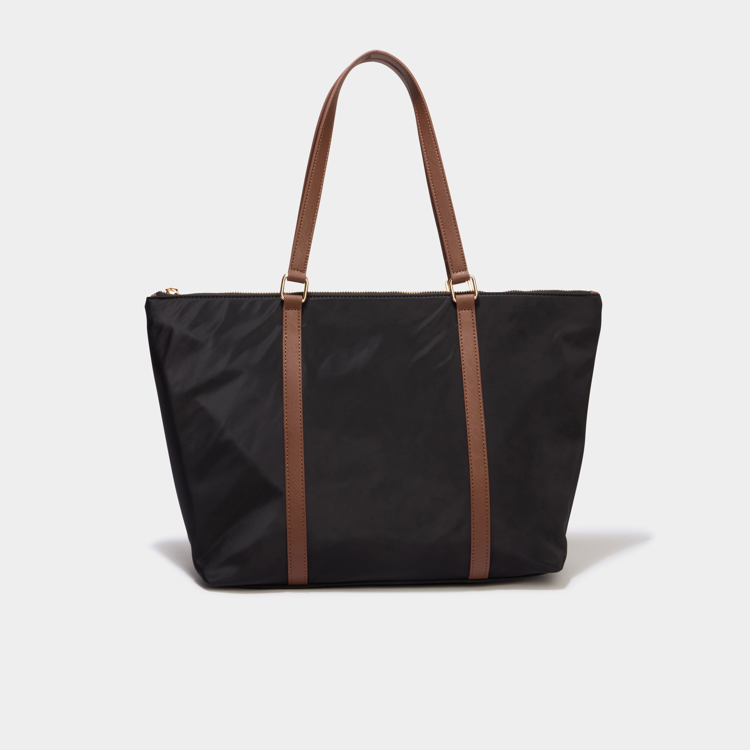 Sac cabas avec anses noir femme