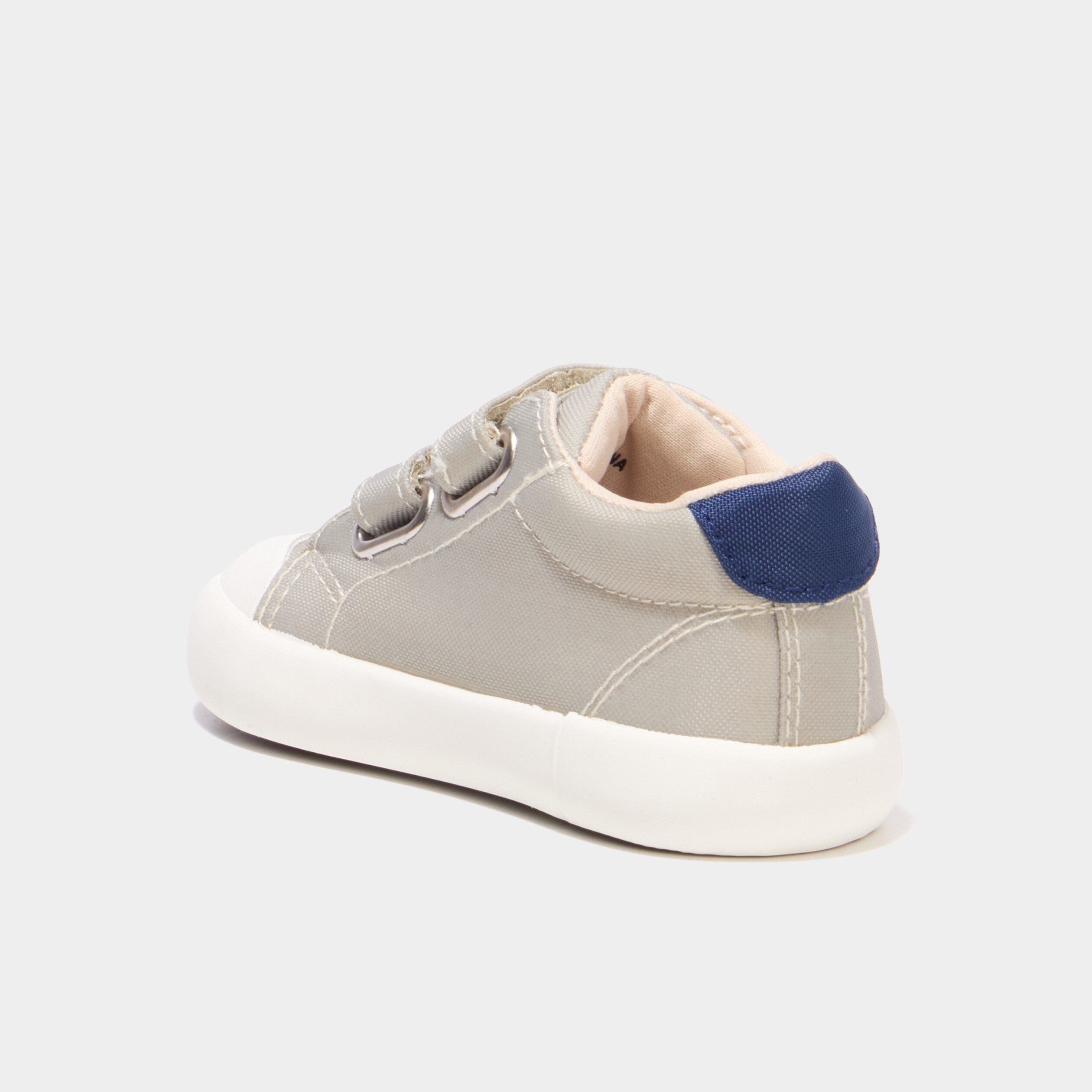 Baskets montantes scratchs bout renforc&eacute; vert olive b&eacute;b&eacute; gar&ccedil;on