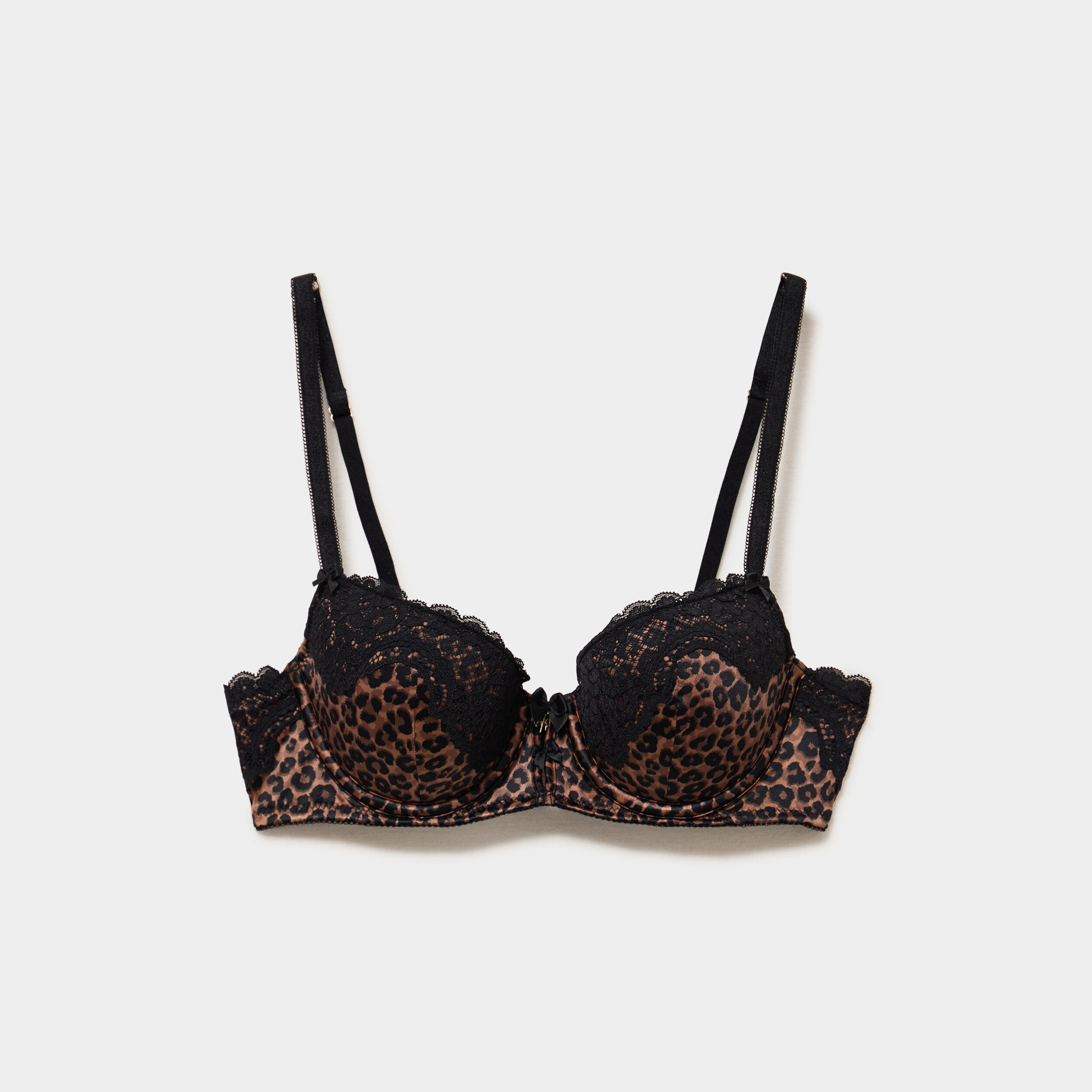 Soutien-gorge corbeille padd&eacute; marron femme