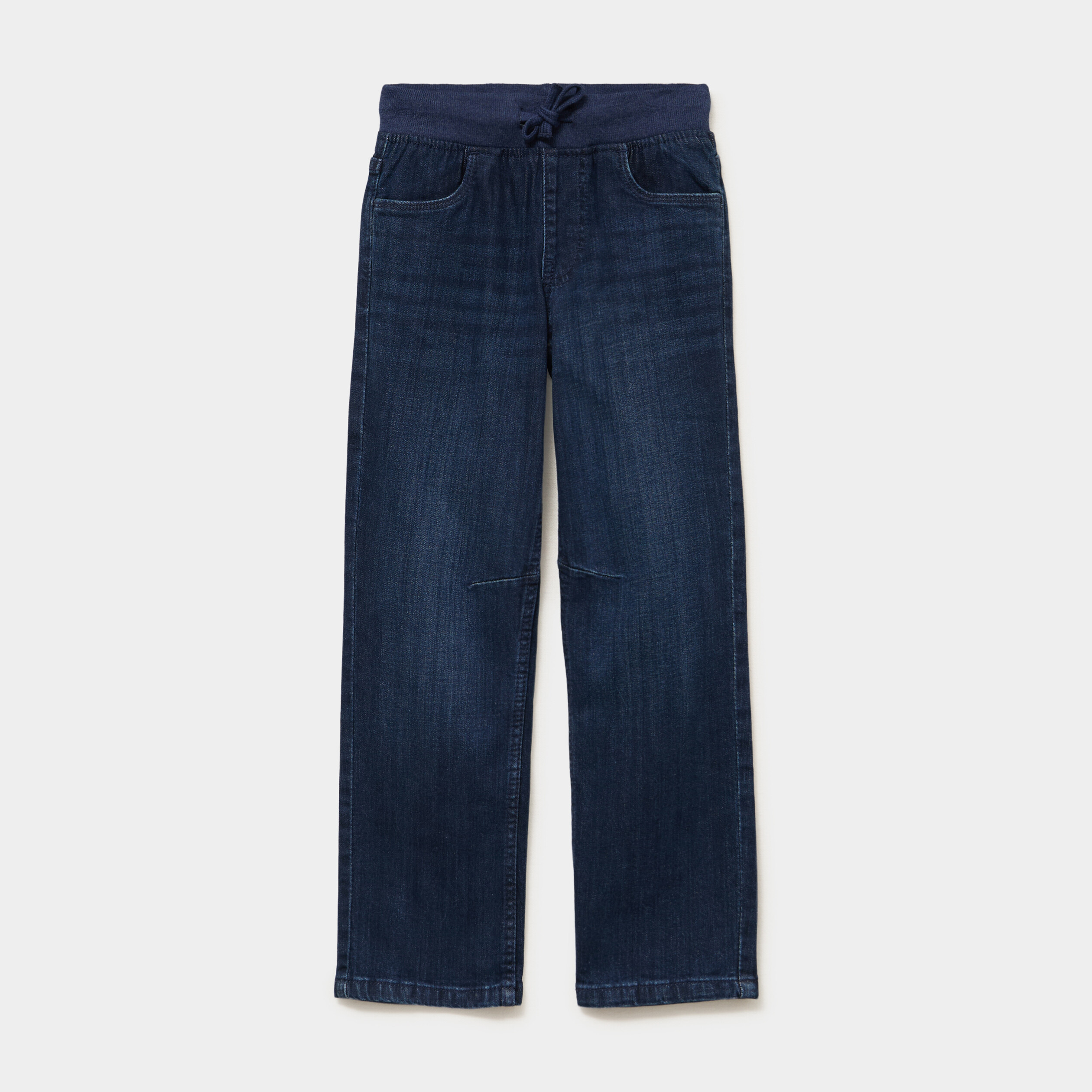 Jeans regular taille &eacute;lastiqu&eacute;e bleu gar&ccedil;on
