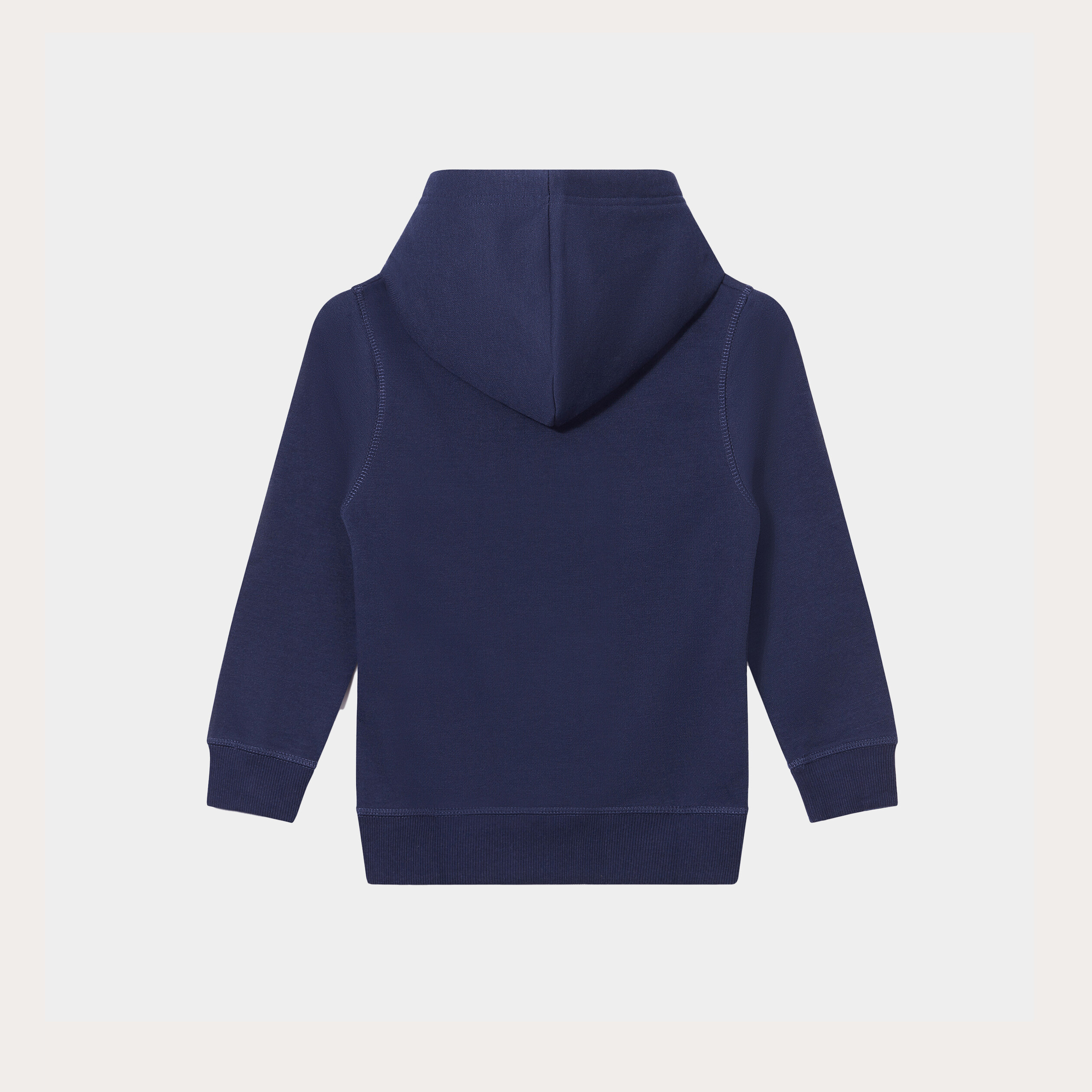 Survêtement Garçon Bleu Marine Avec Capuche Zippée - Taille 9-10 Ans, Doublure Polaire Douce - Occasion Très Bon état