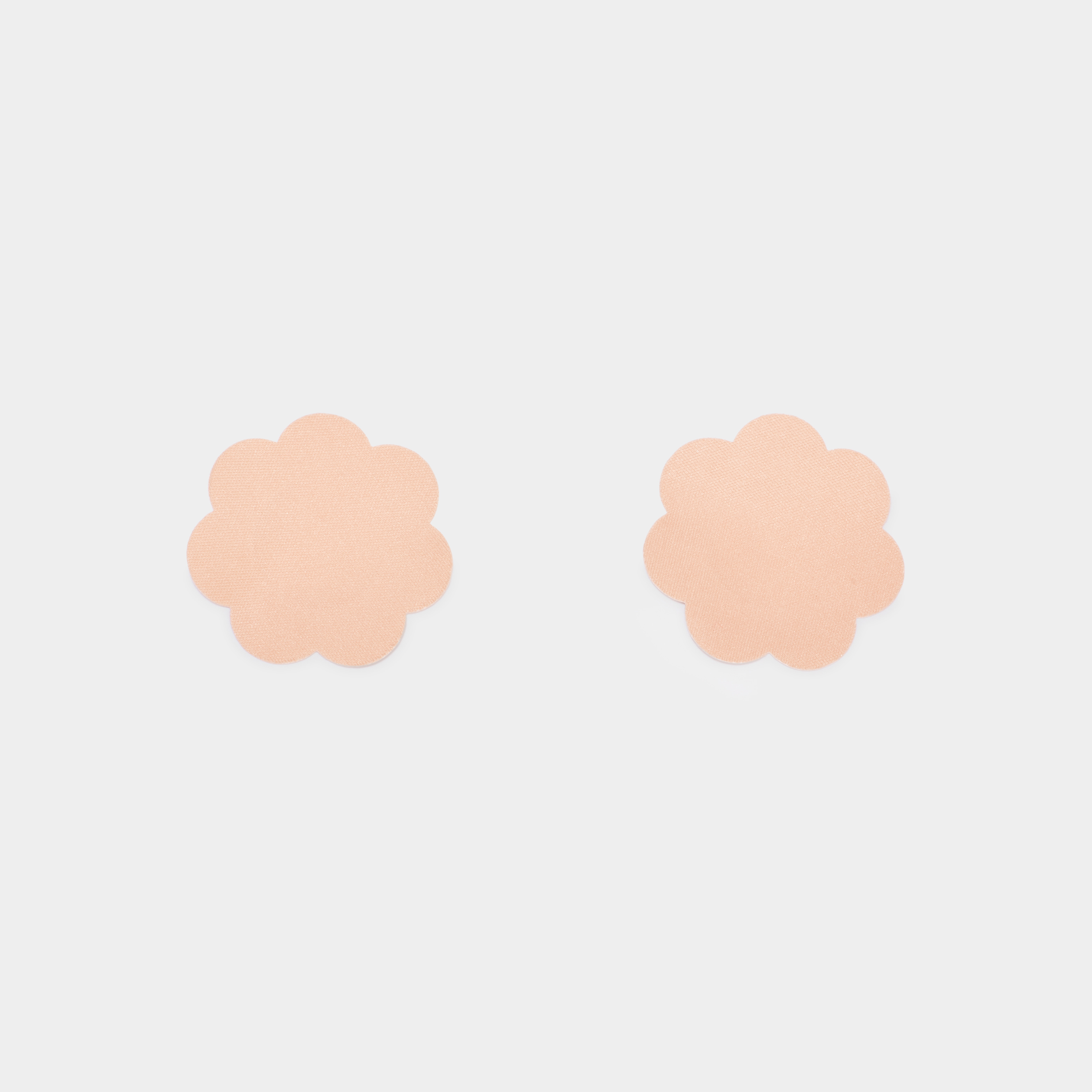 Lot 3 paires cache-t&eacute;tons tissus beige femme