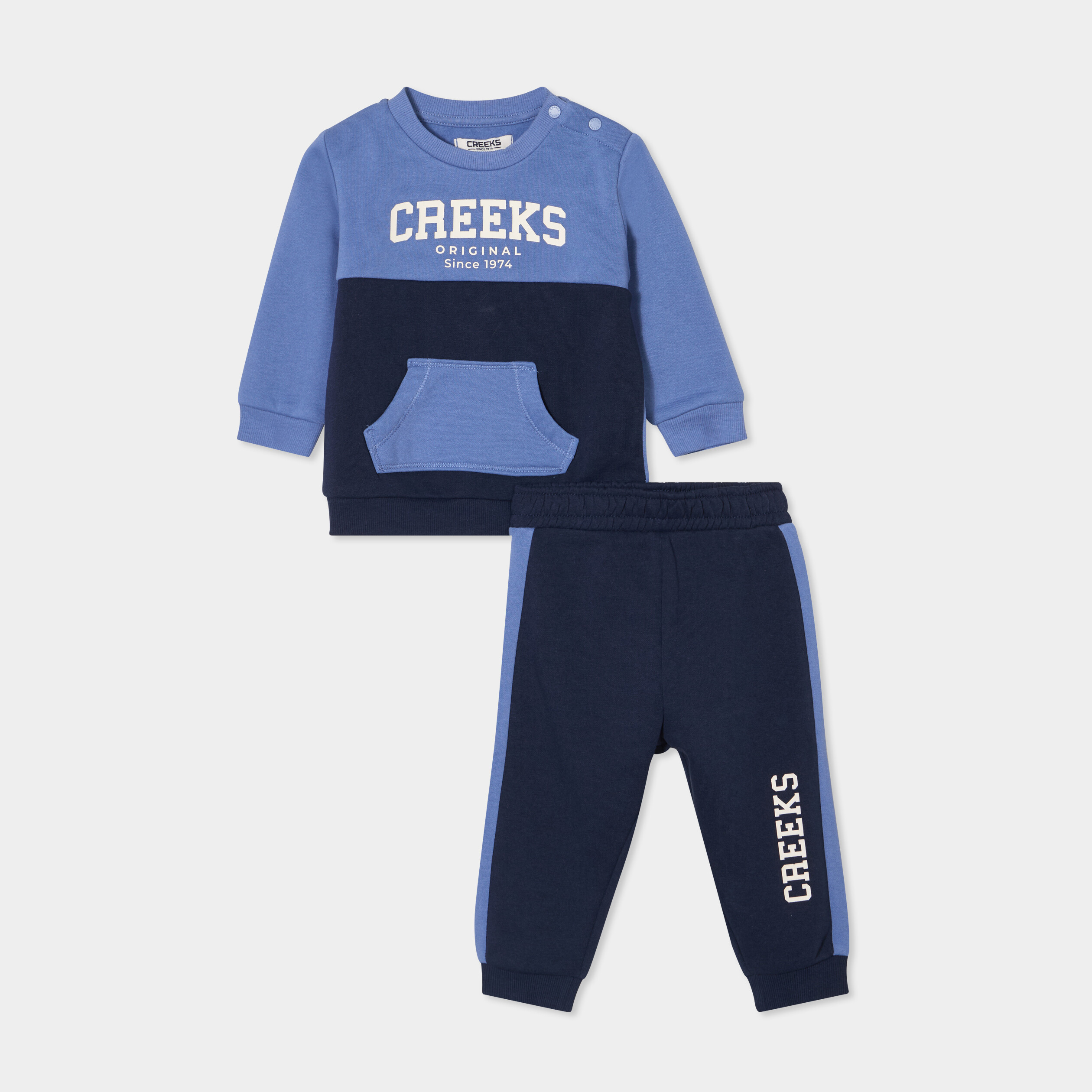 ensemble 2 pieces sweat et jogging bleu marine bebeg Ensemble 2 pièces sweat et jogging bleu marine bébé garçon