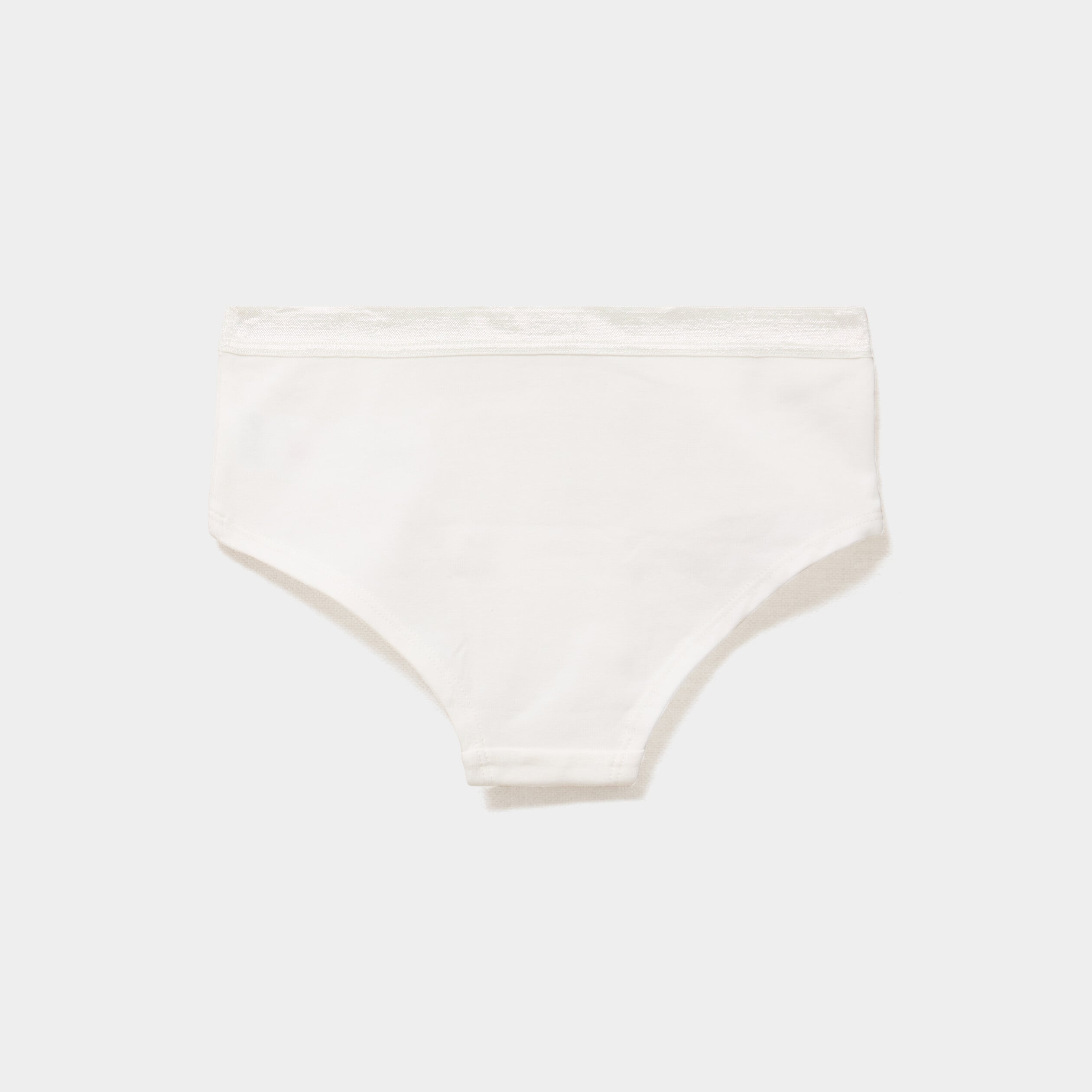 Lot 5 shortys coton majoritaire blanc fille