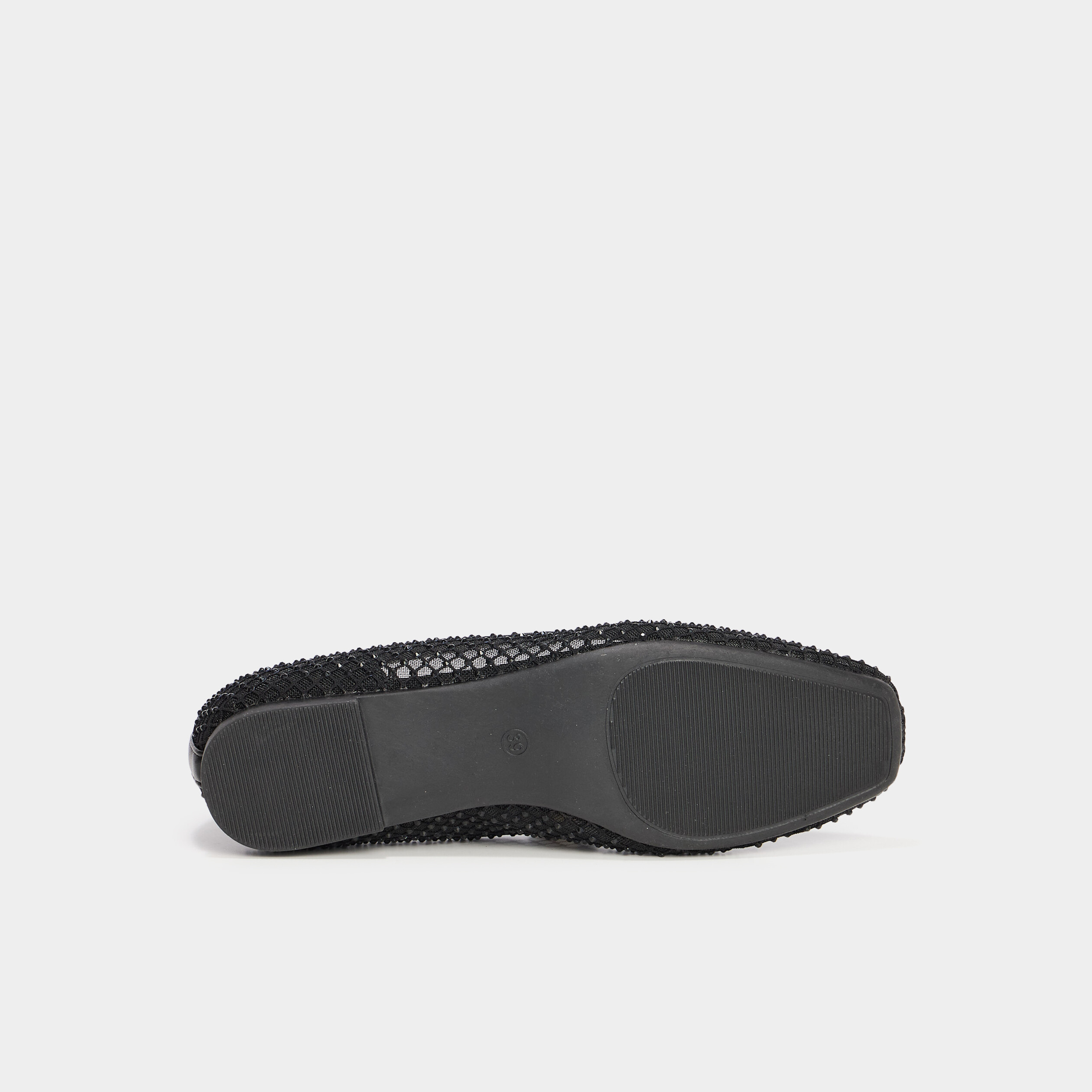 Ballerines strass noir femme